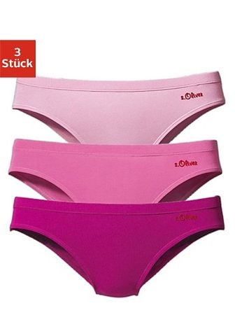 Bikinislip, (Packung, 3 St.), aus elastischer Baumwoll-Qualität