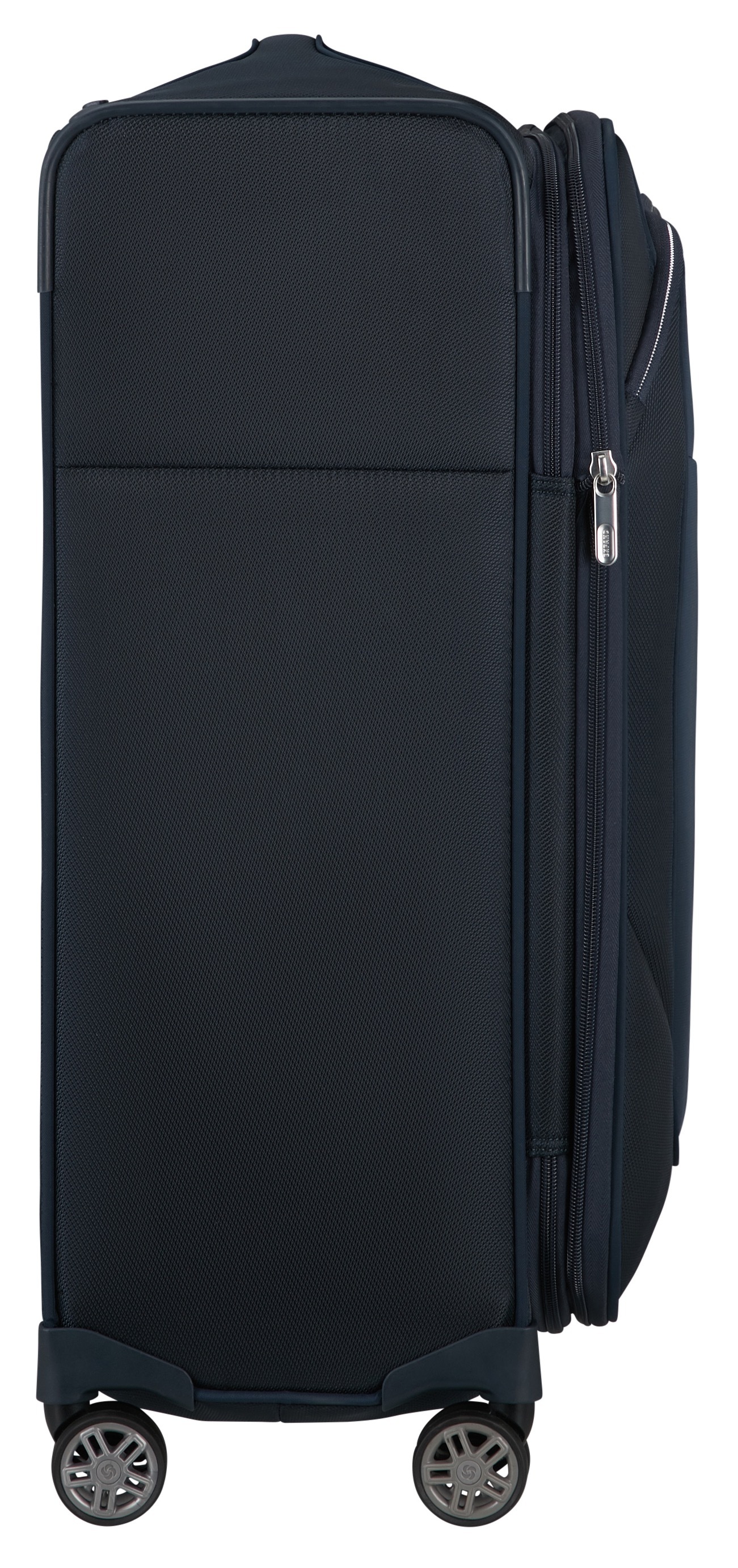 Samsonite Weichgepäck-Trolley »RE-LITE, verschiedene Größen und Farben«, (Set, 2 St., mit 2 Packwürfeln), 4 Rollen, Reisekoffer TSA-Schloss Stickerbogen Volumenerweiterung Laptopfach