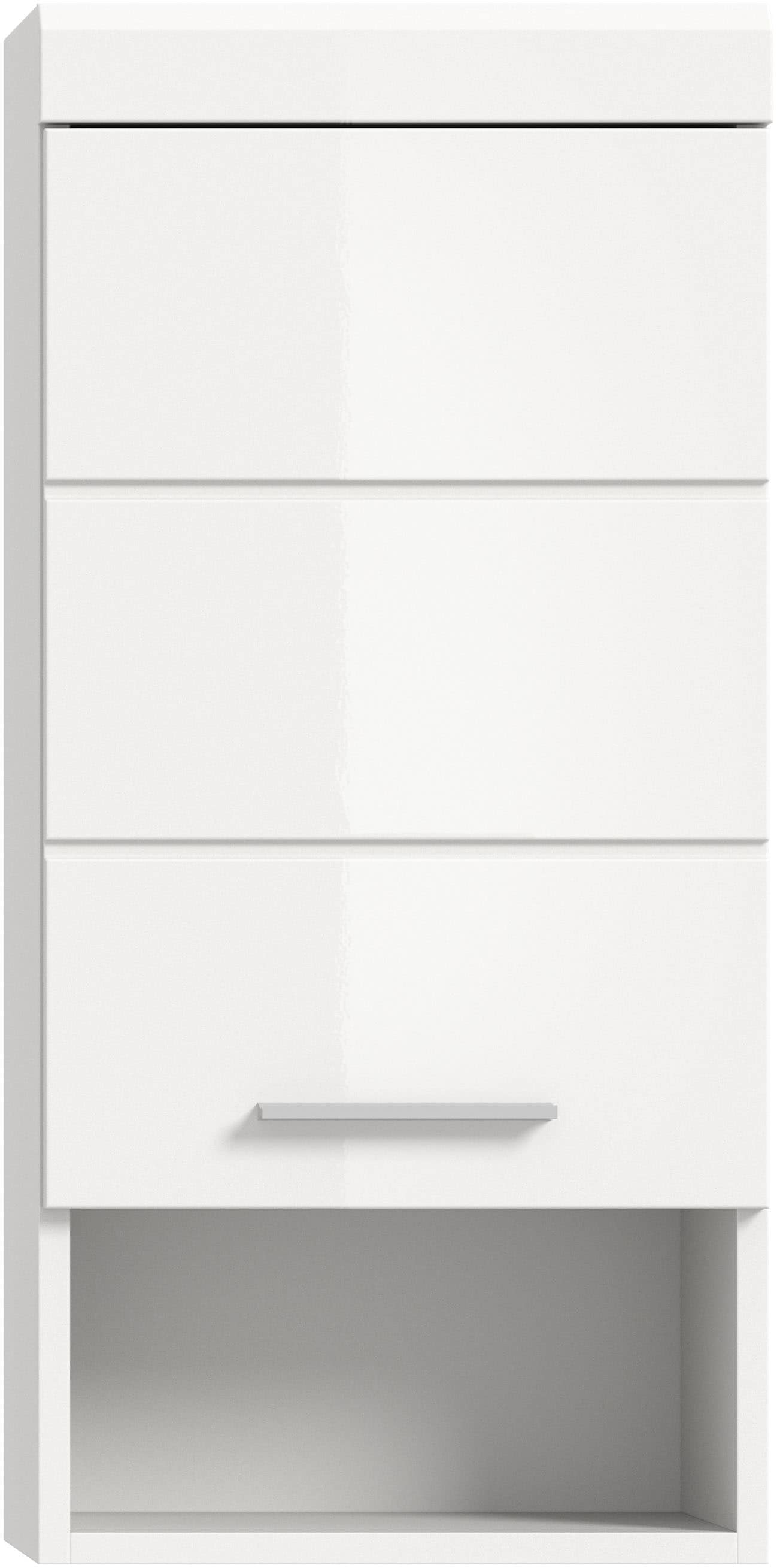 INOSIGN Hängeschrank »Siena, Breite 37cm, 1 Tür, 1 offenes Fächer, 1 Einlegeboden, MDF-Front«, (1 St.), in verschiedenen Farben erhältlich, Badmöbel, Badschrank, Schrank, Bad
