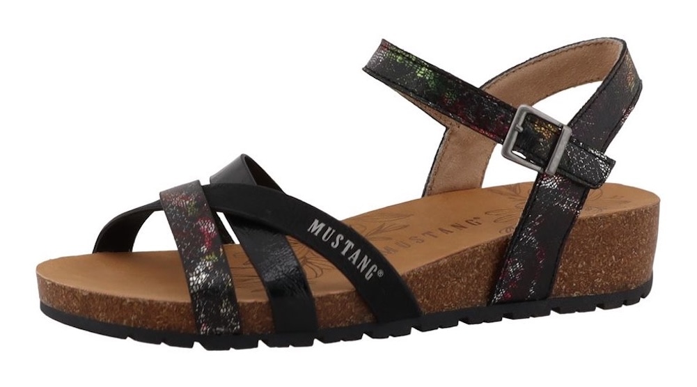 Mustang Shoes Sandalette "Magnolia" Riemchensandale, Sommerschuh mit modisc günstig online kaufen