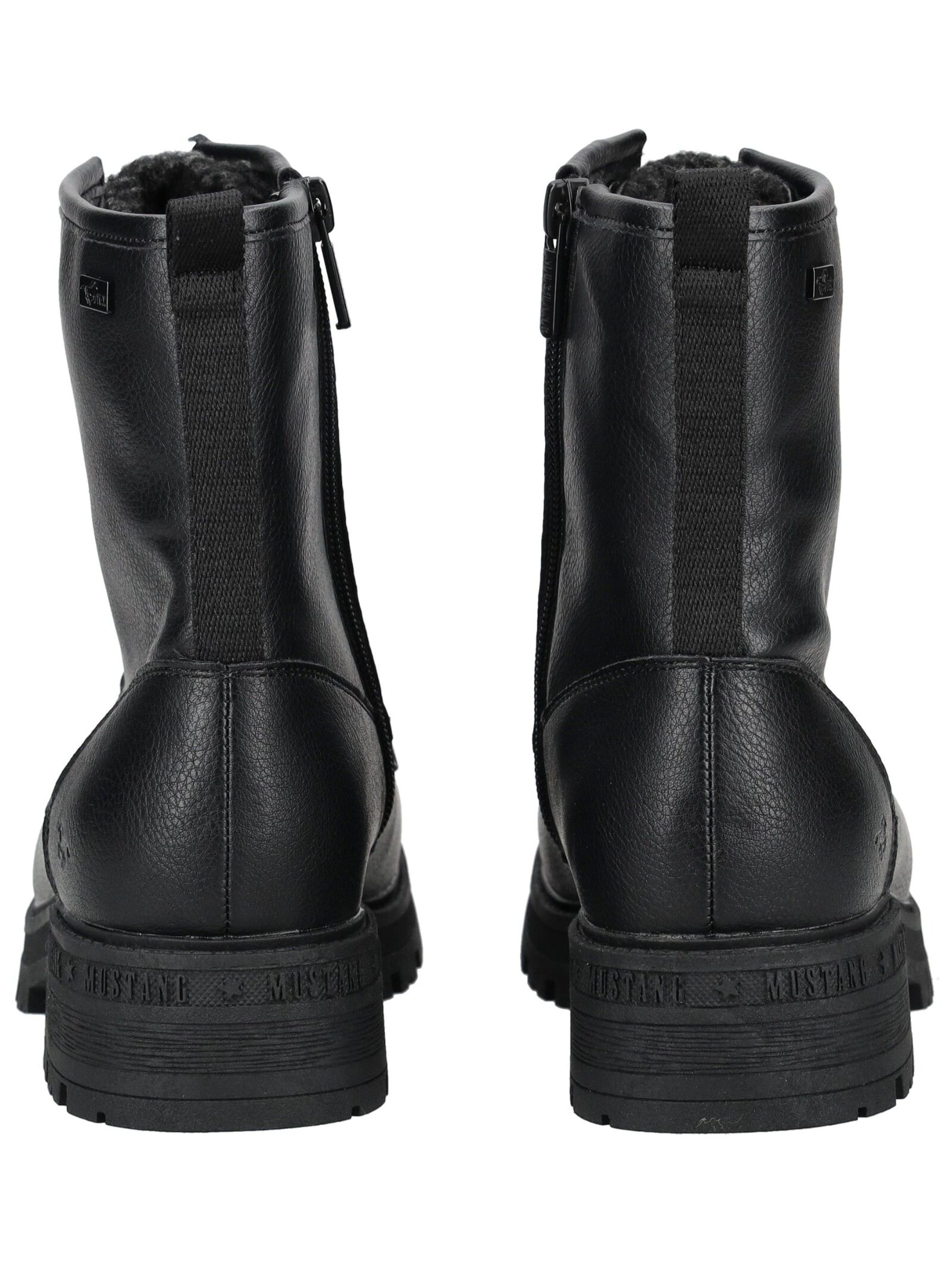 Mustang Shoes Schnürstiefelette »Mustang Shoes Stiefelette Lederimitat/Textil«