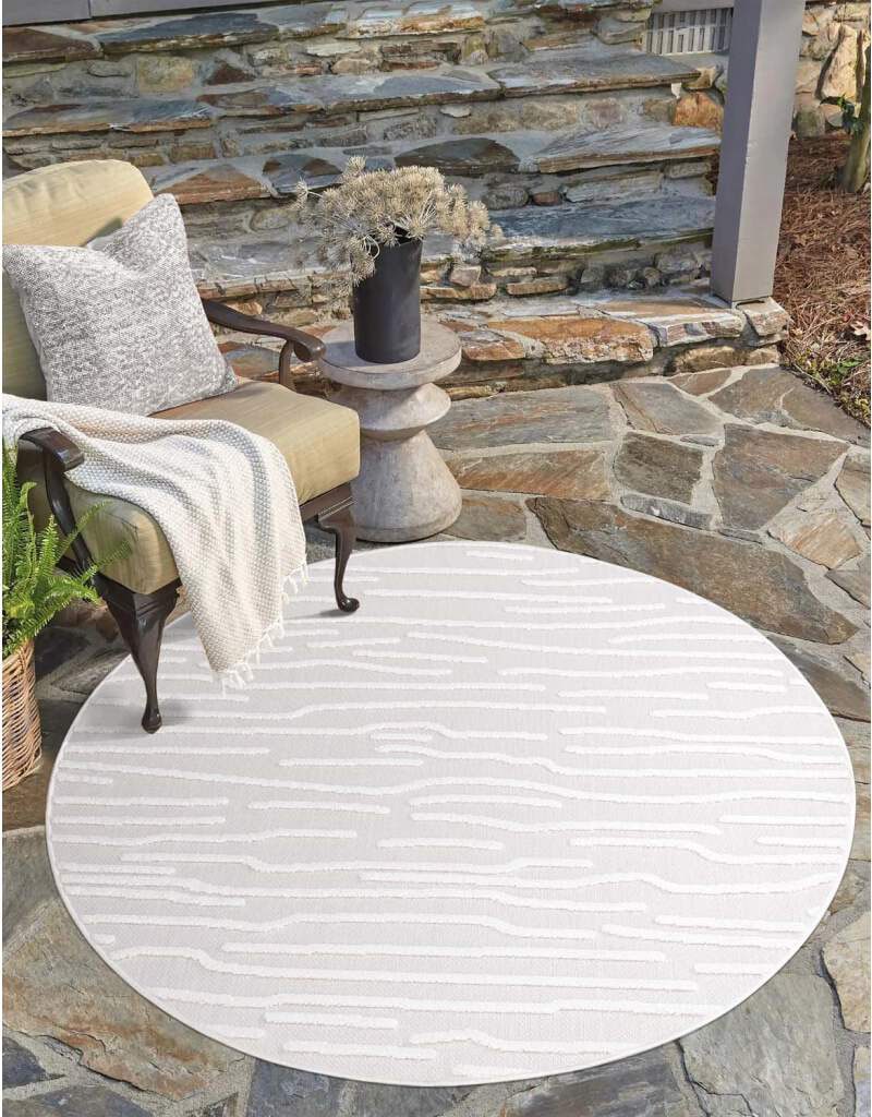 Carpet City Teppich "In-& Outdoorteppich Santorini 450, 3D-Effekt, Gestreif günstig online kaufen