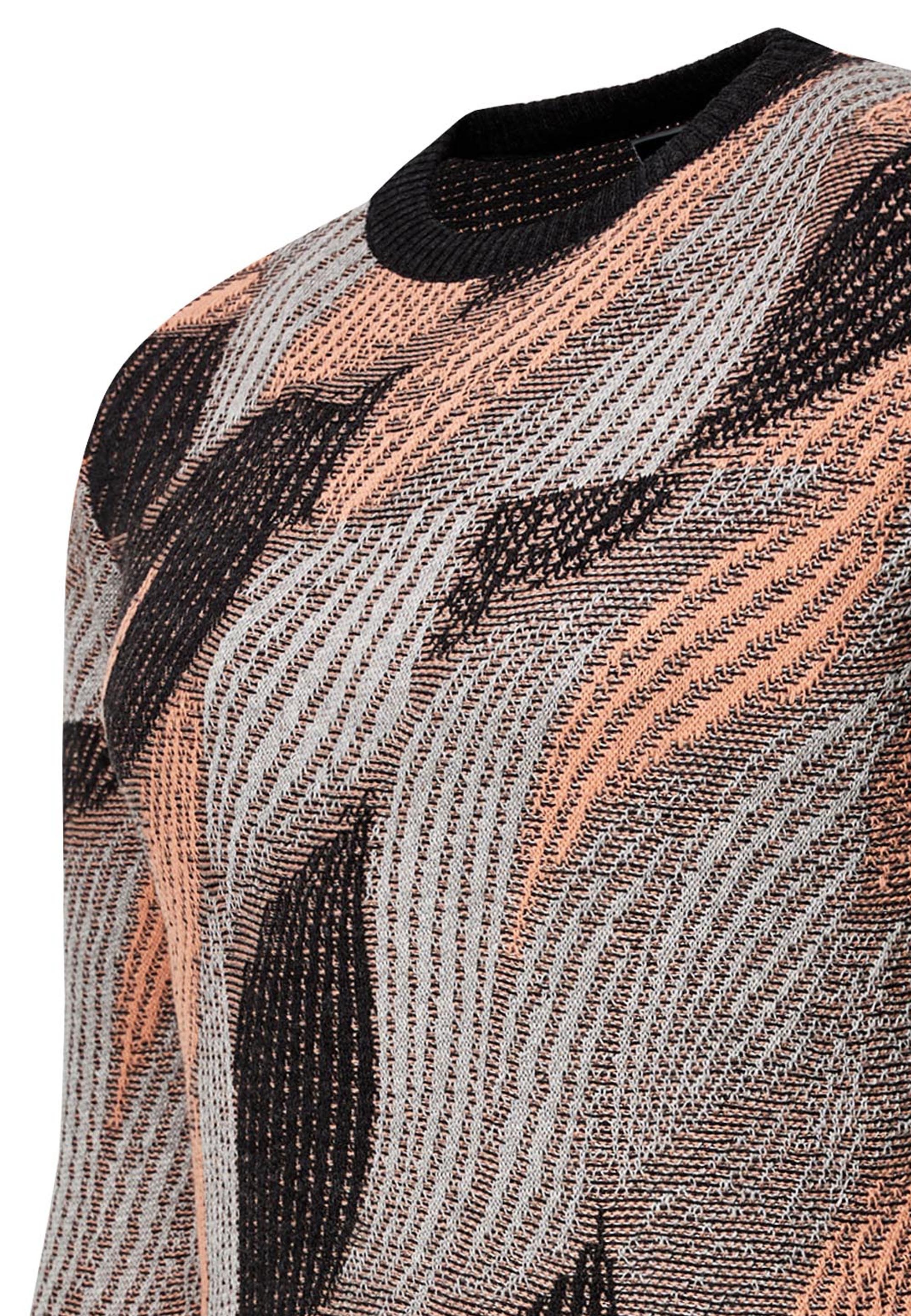 Rusty Neal Strickpullover, im angesagten Wellen-Design