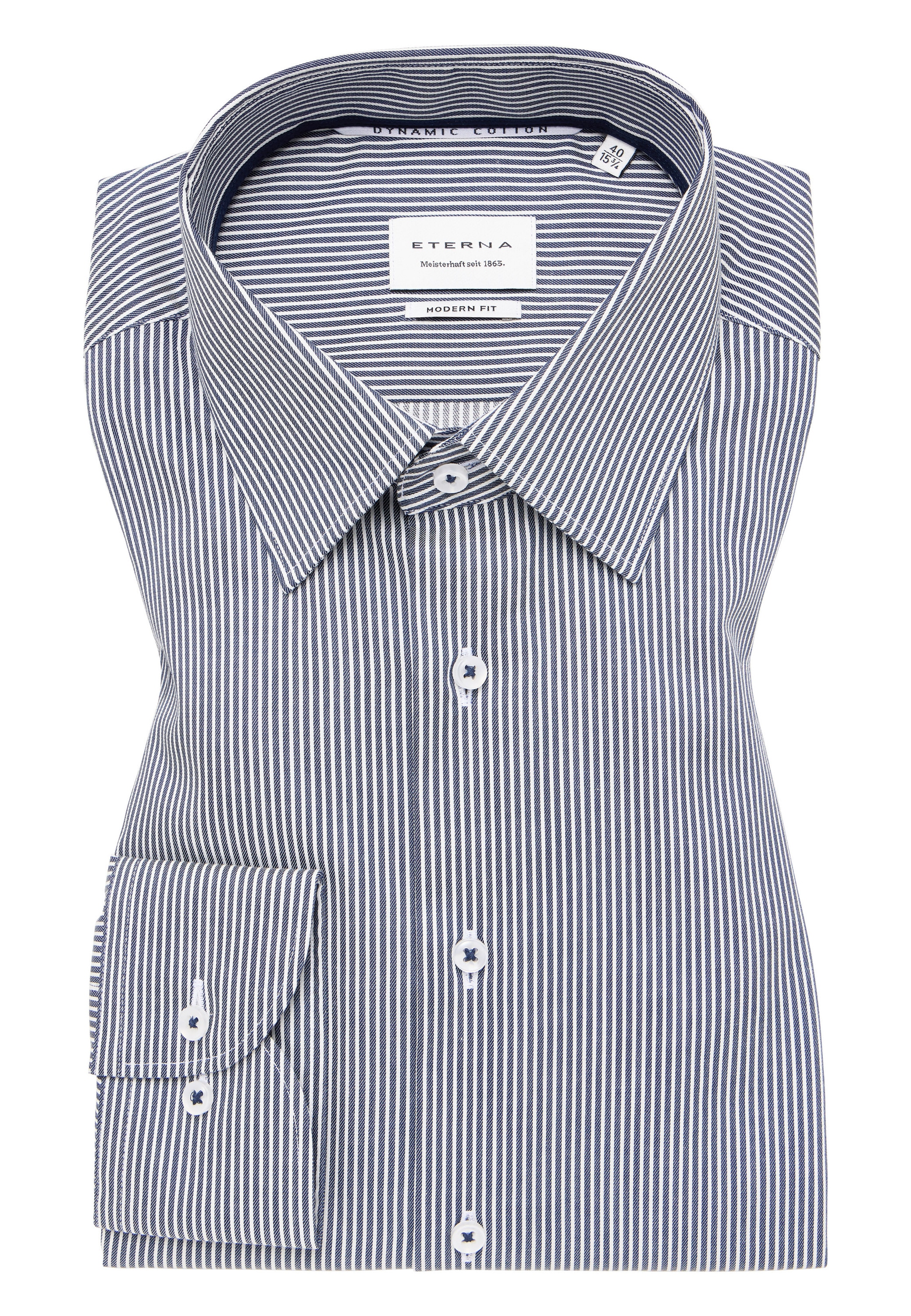 Eterna Langarmhemd »MODERN FIT« NON IRON (bügelfrei)