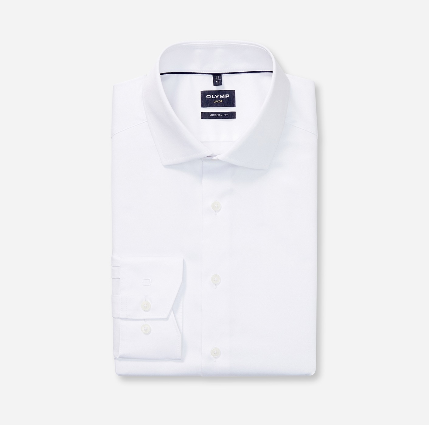 OLYMP Langarmhemd "Luxor", unifarben, Global-Kentkragen, Businesshemd, mode günstig online kaufen