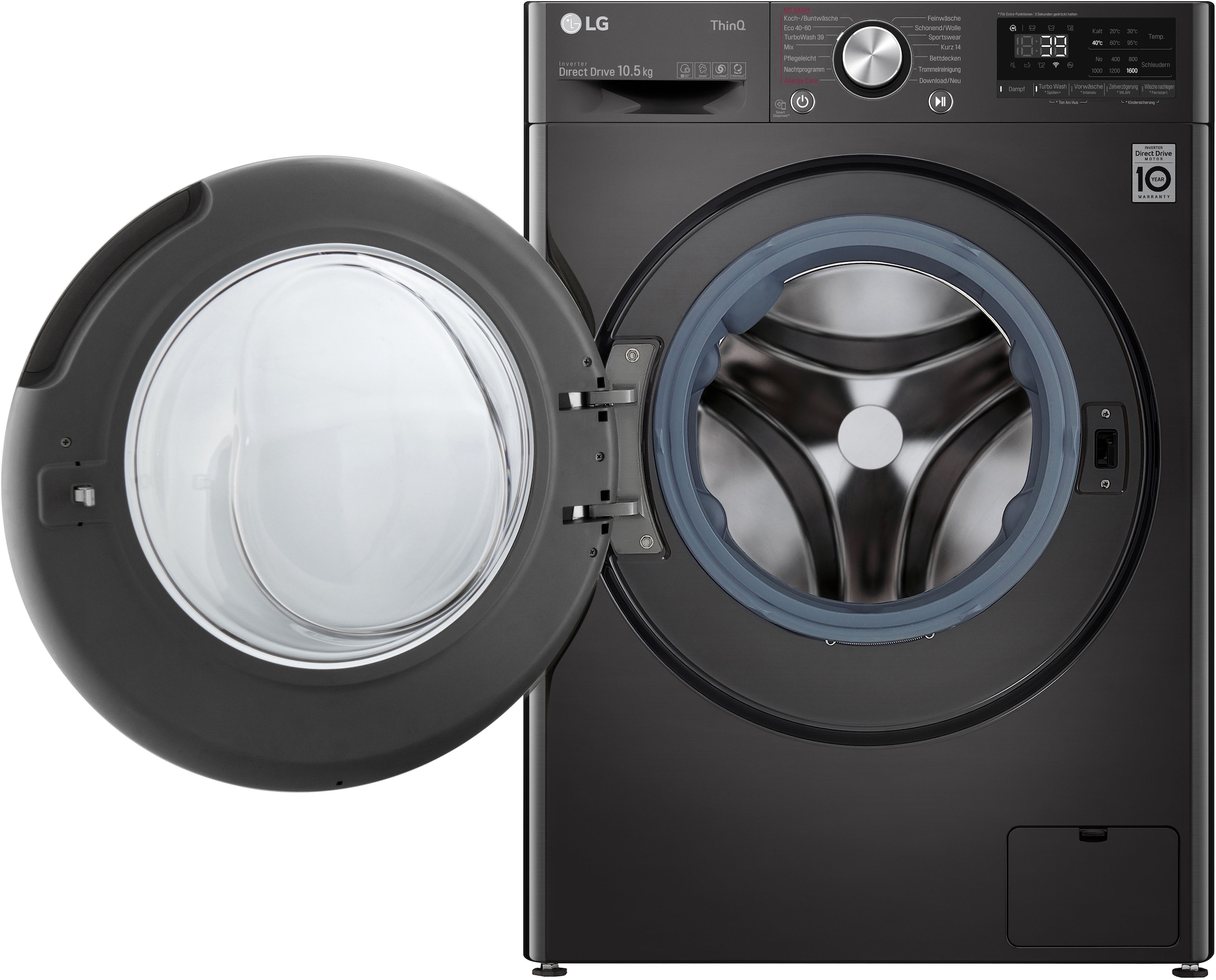 1600 - LG TurboWash® Minuten in kg, bestellen U/min, nur Waschmaschine | 10,5 online F6WV710P2S, 39 »F6WV710P2S«, Waschen BAUR