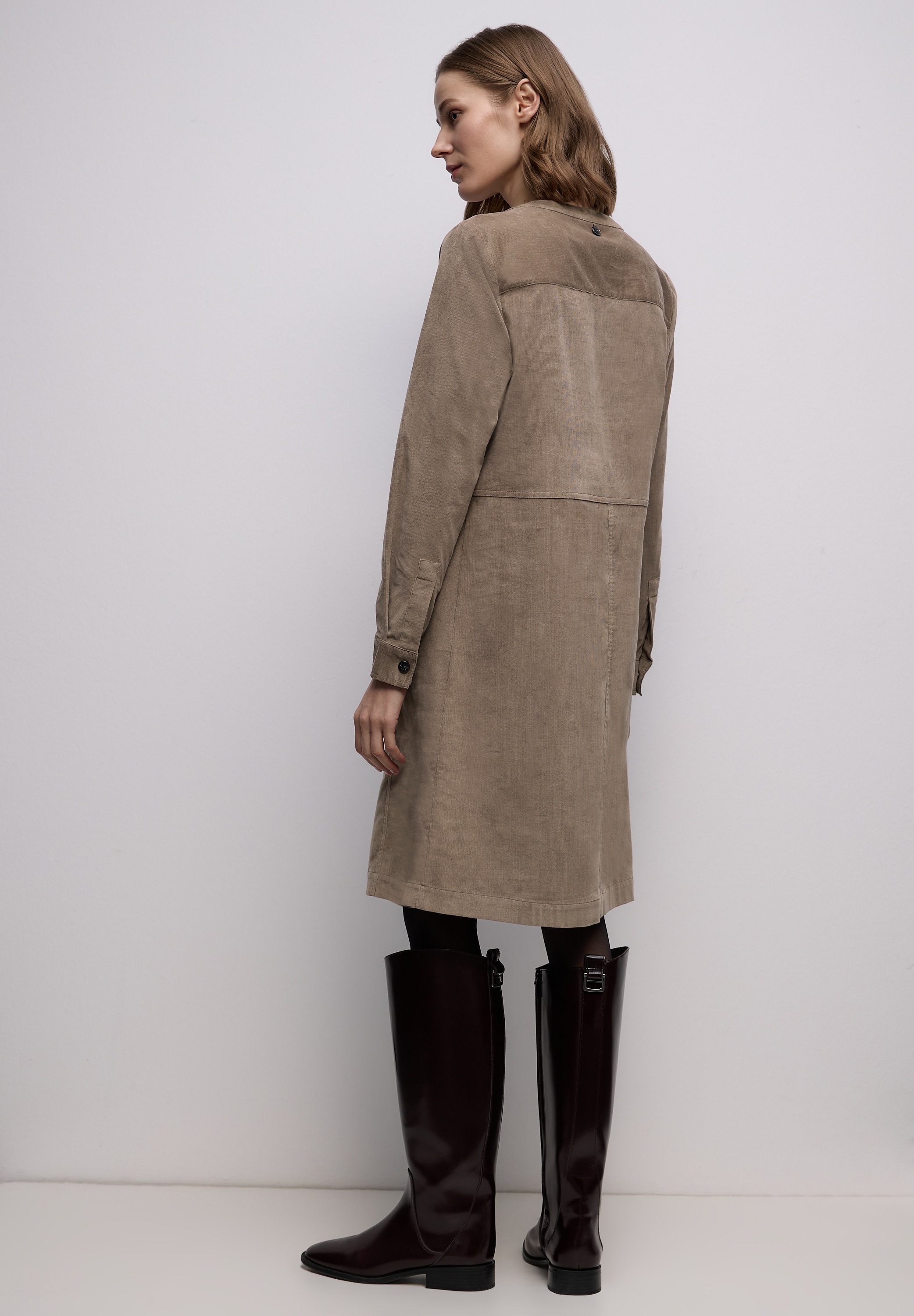 STREET ONE Midikleid Eingrifftaschen knielang