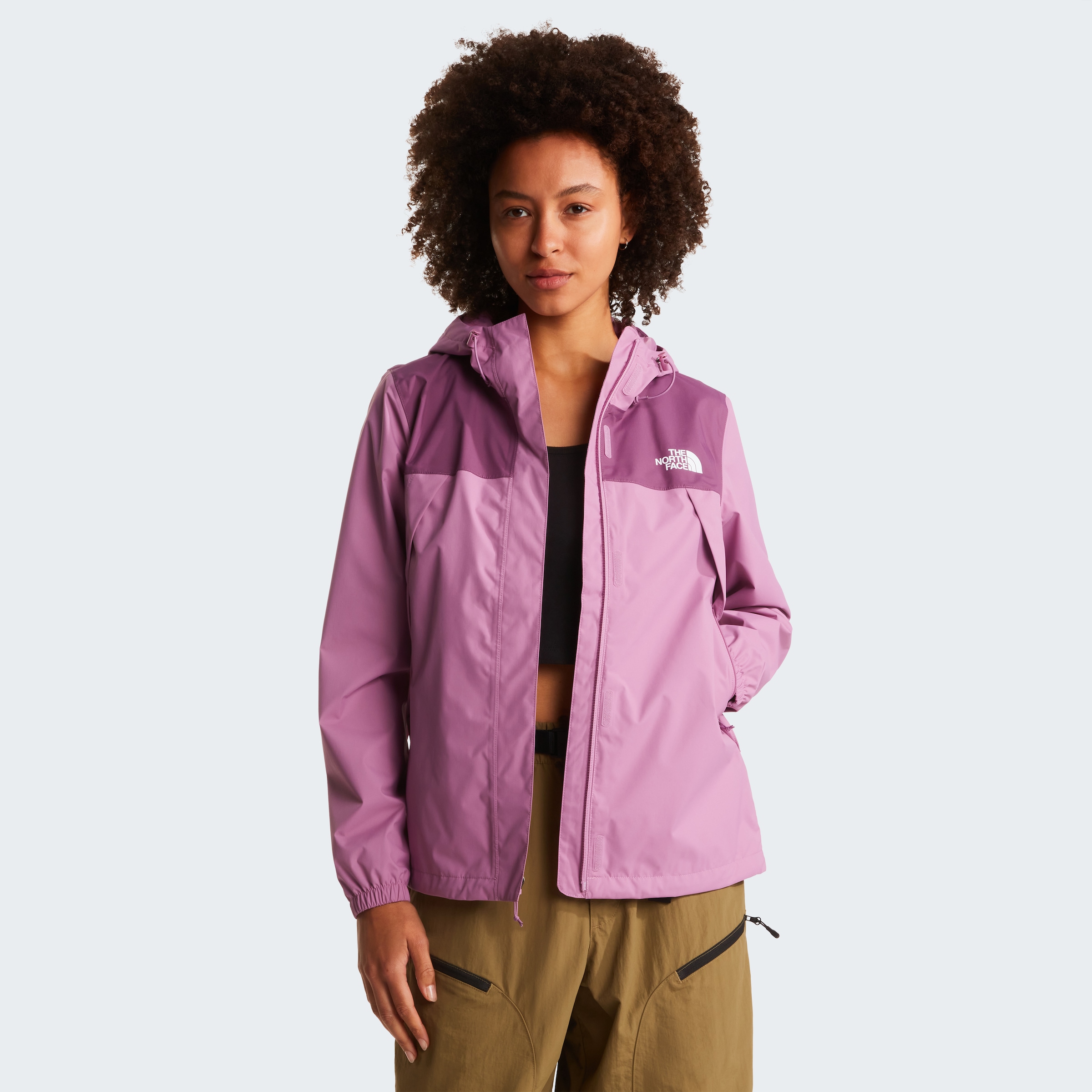 The North Face "W ANTORA RAIN JACKET" wasserdichtes DryVent™-Außenmaterial, winddicht