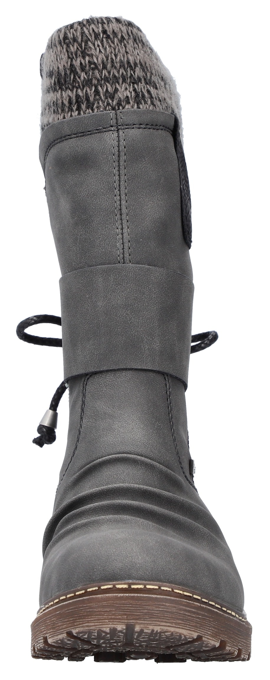 Rieker Winterstiefel, Kurz-Stiefel, Blockabsatz, mit wasserabweisender riekerTEX-Membran