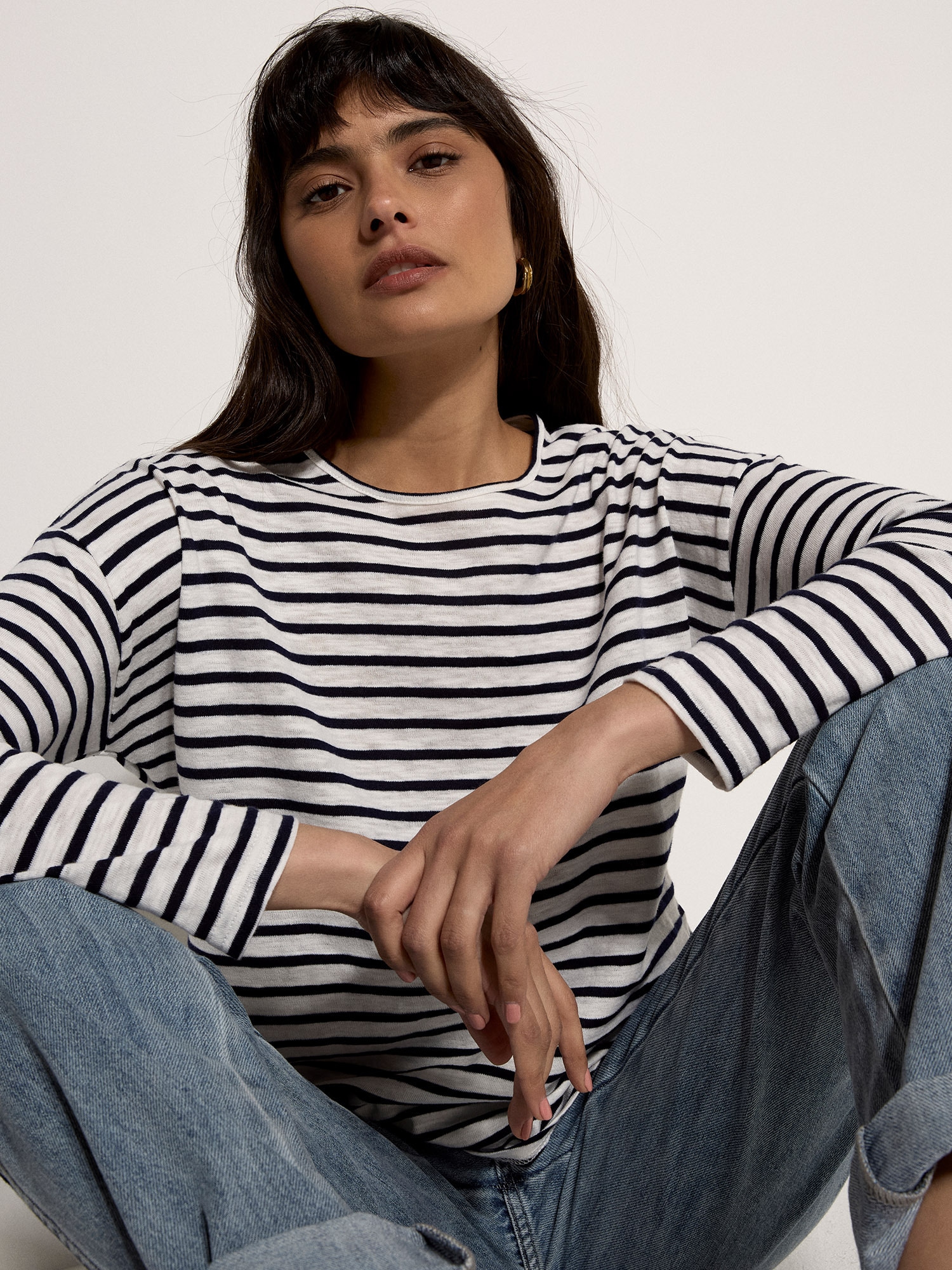 Apricot Shirttop »Top« mit Streifen