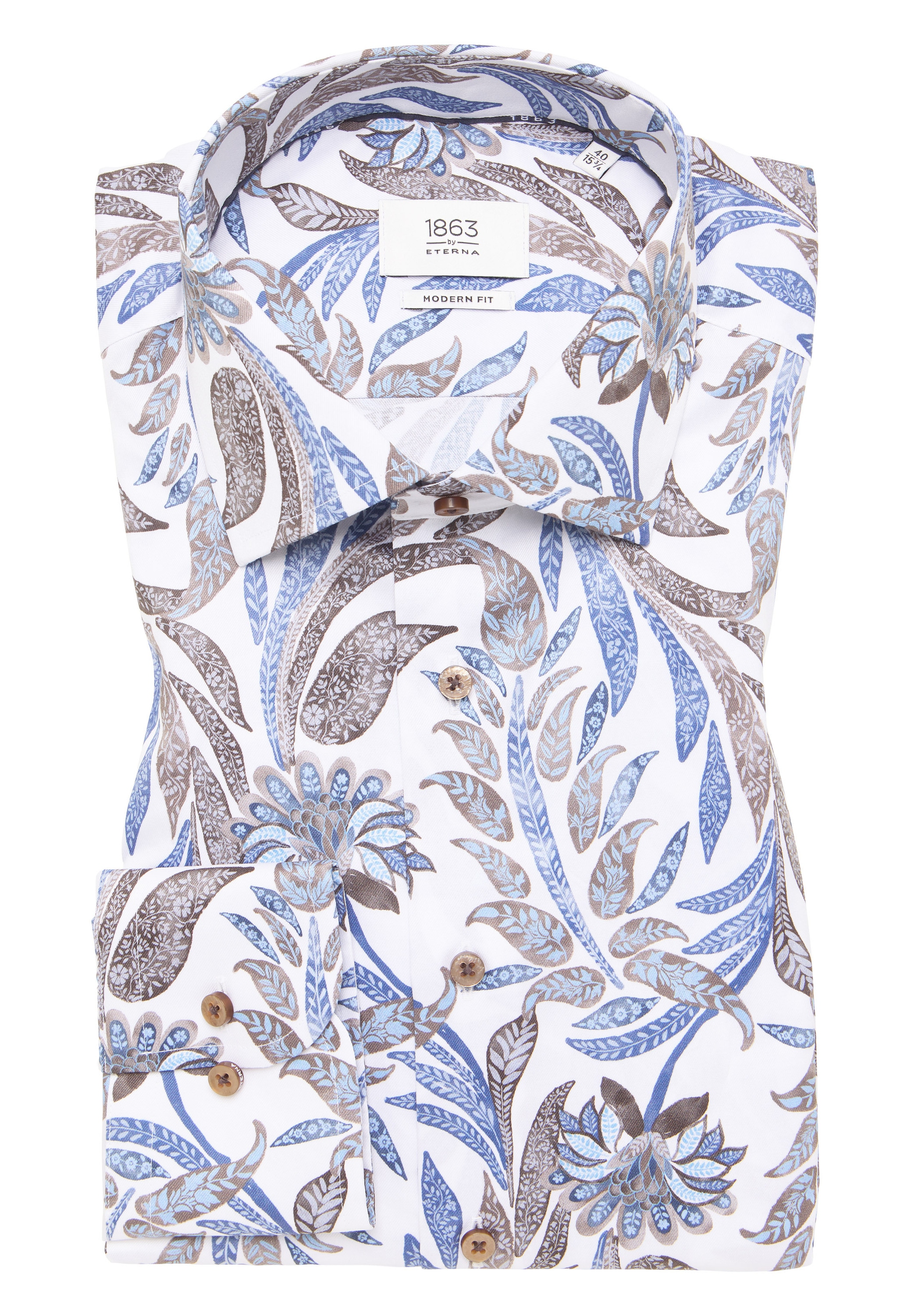 Eterna Langarmhemd »MODERN FIT«, NON IRON (bügelfrei)