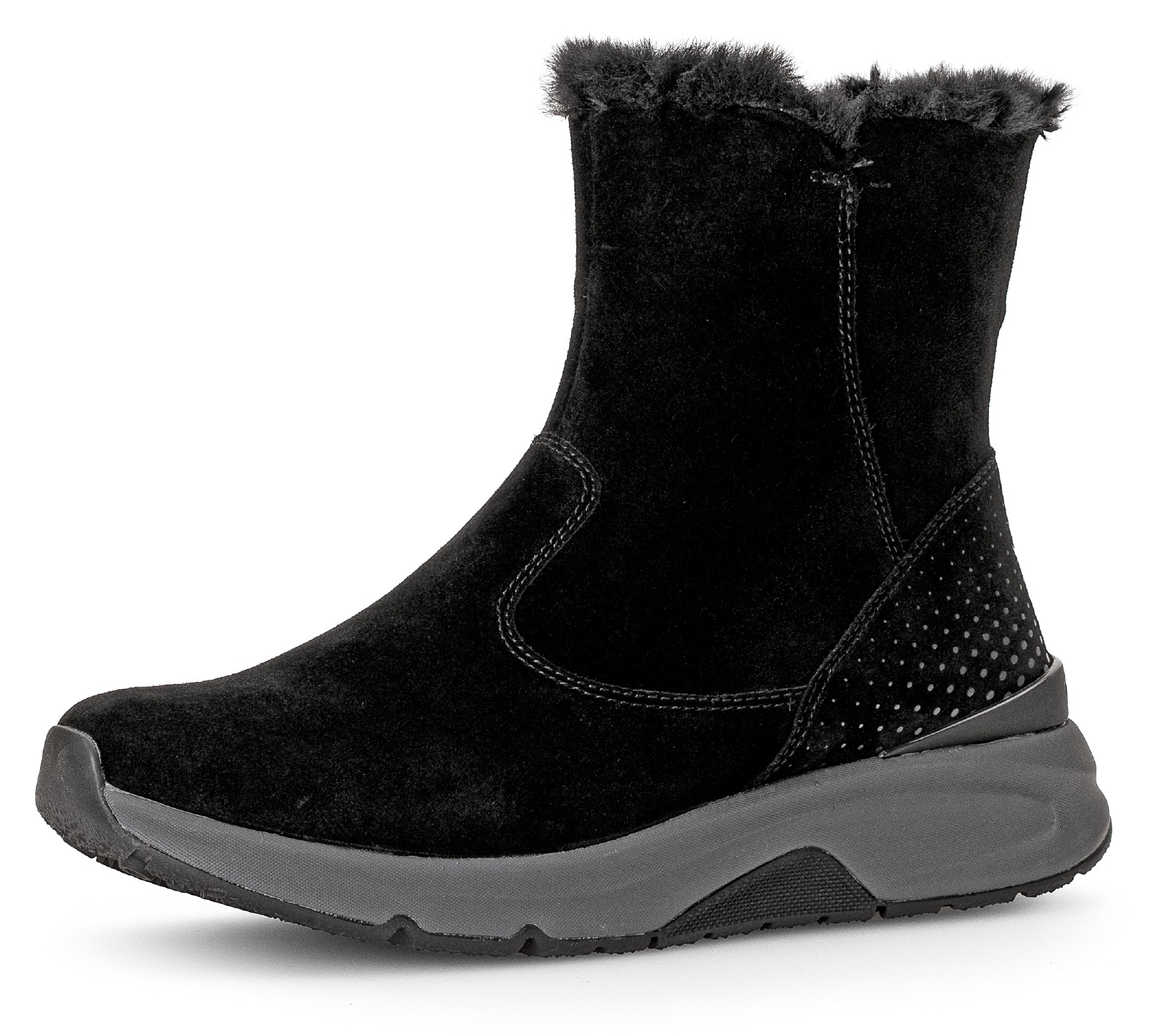 Winterboots, Keilabsatz, Stiefelette mit der typischen rollingsoft-Laufsohle