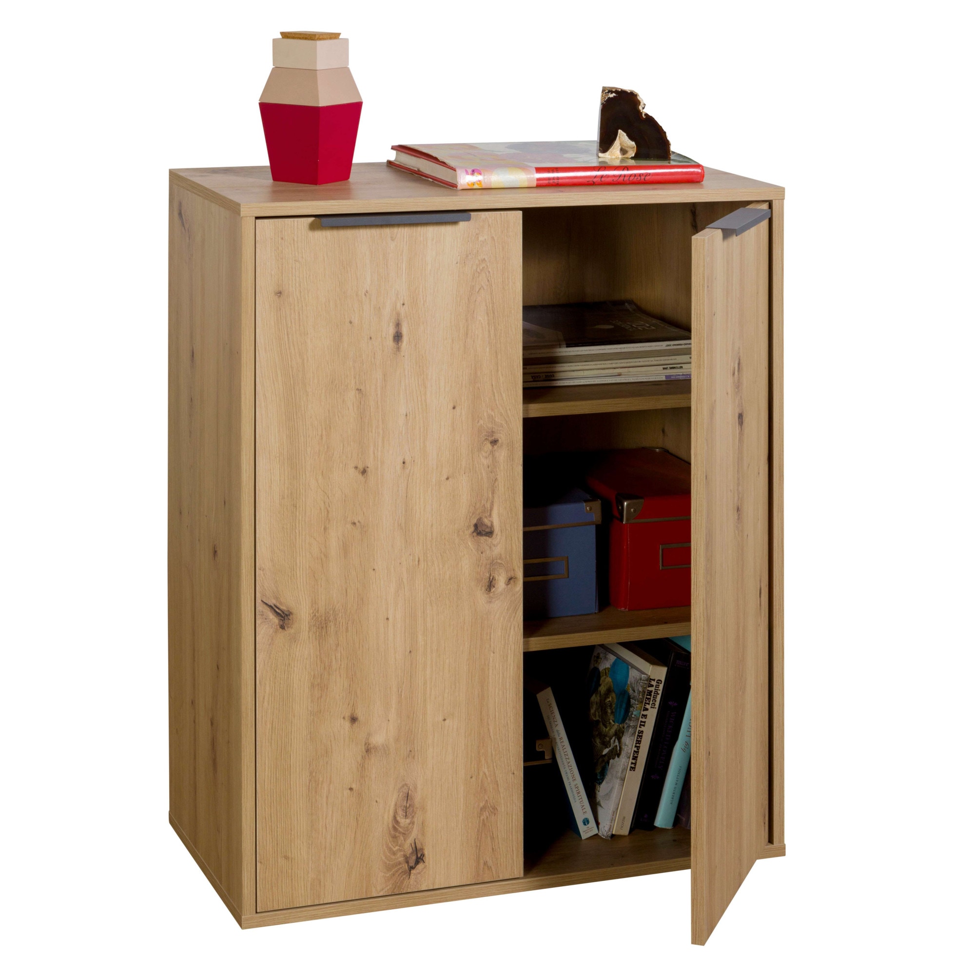 Composad Aktenschrank »Espresso,Archivschrank, Aktenschrank, Mehrzweckschrank«, (1 St.), mit 2 Türen und 2 Einlegeboden innen