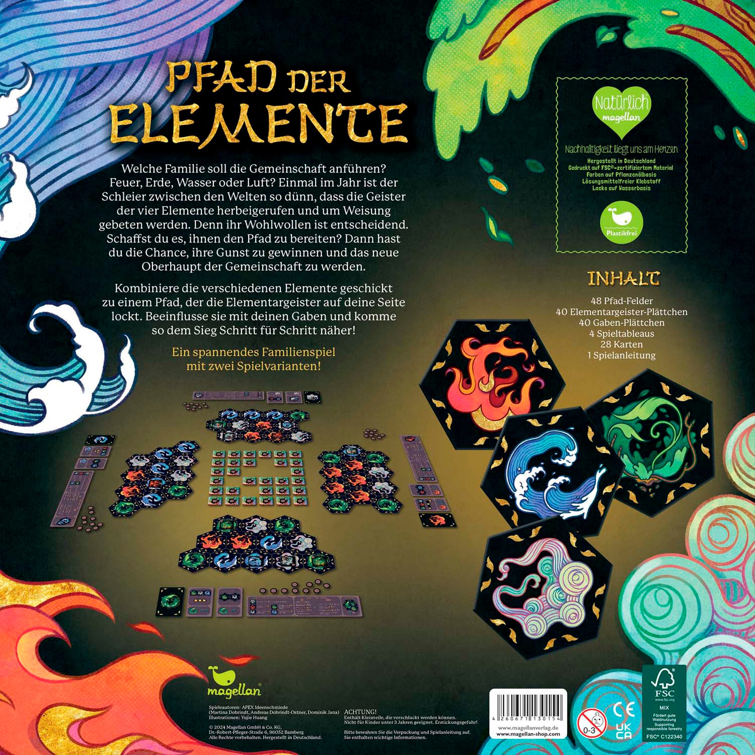 Magellan Spiel »Pfad der Elemente«, Made in Germany
