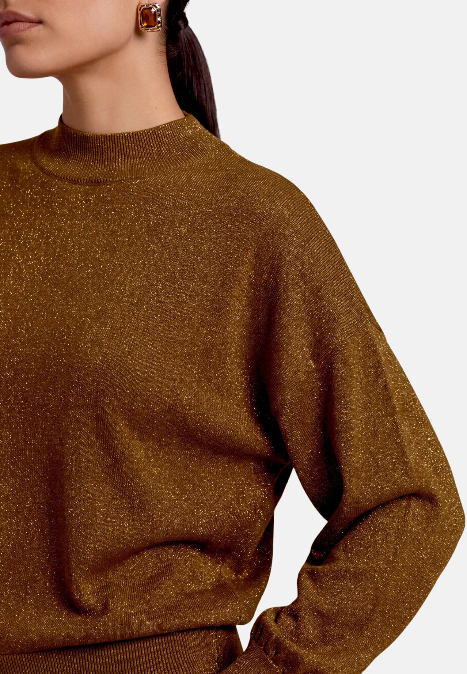 Zero Strickpullover »Damen mit Lurexfaden« 1 Material