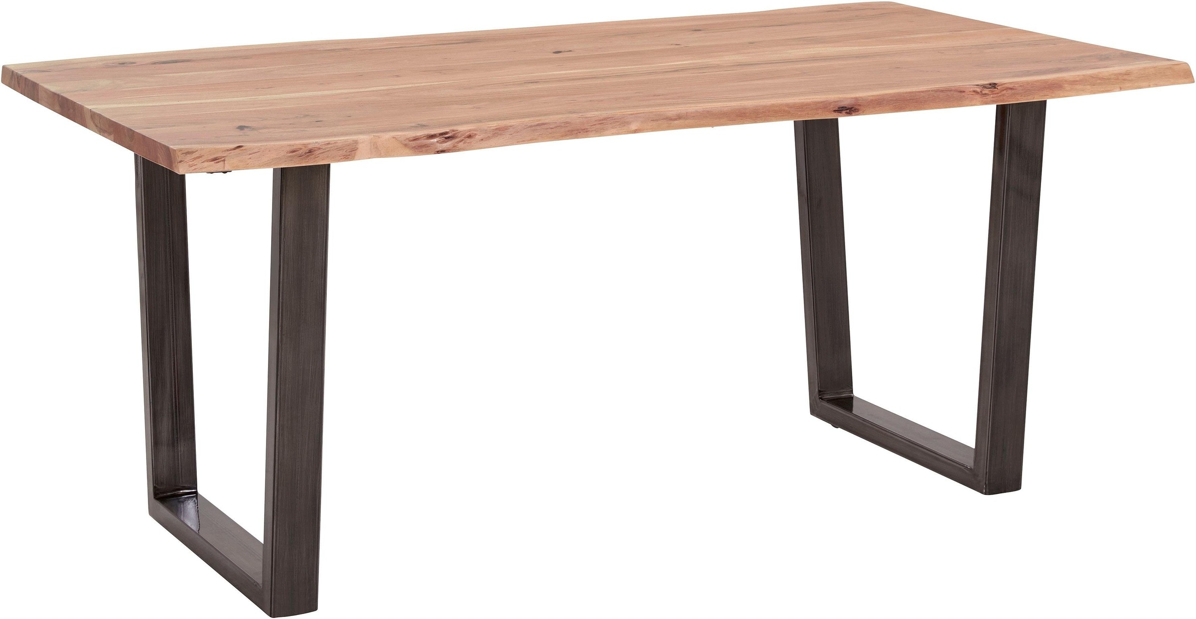 MCA living Esstisch "Calabria" Massivholz mit Baumkante günstig online kaufen