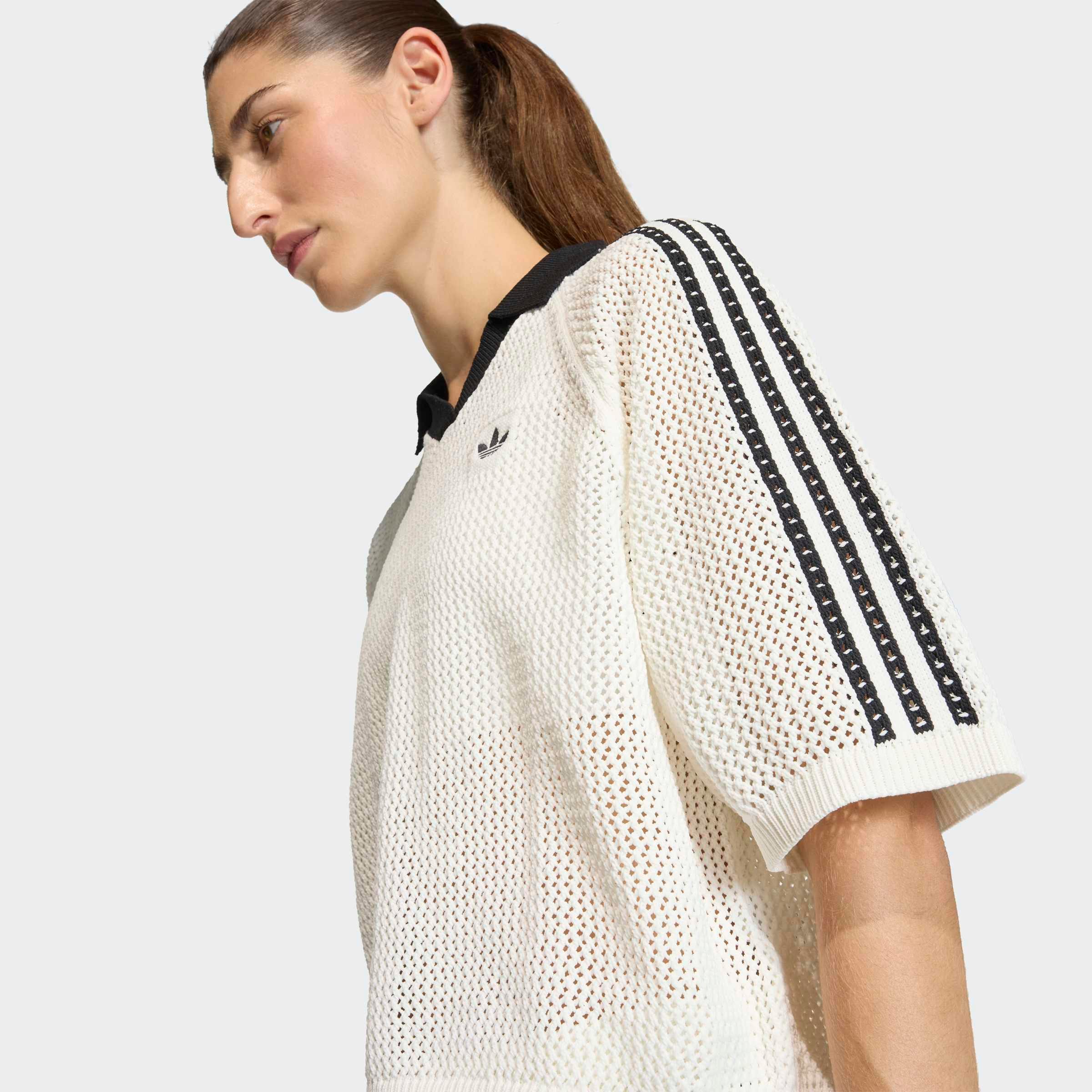 adidas Originals Poloshirt », KNITTED CROCHET«