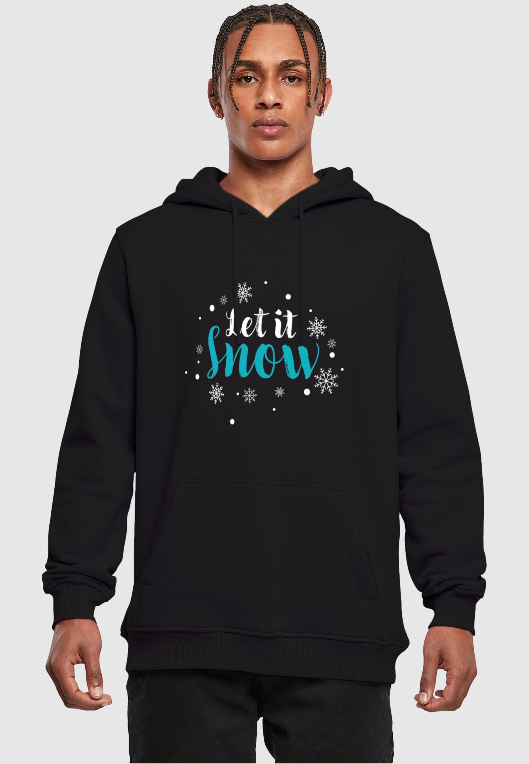 Merchcode Kapuzensweatshirt »Merchcode Herren Let it snow Heavy Hoody«, (1 tlg.)