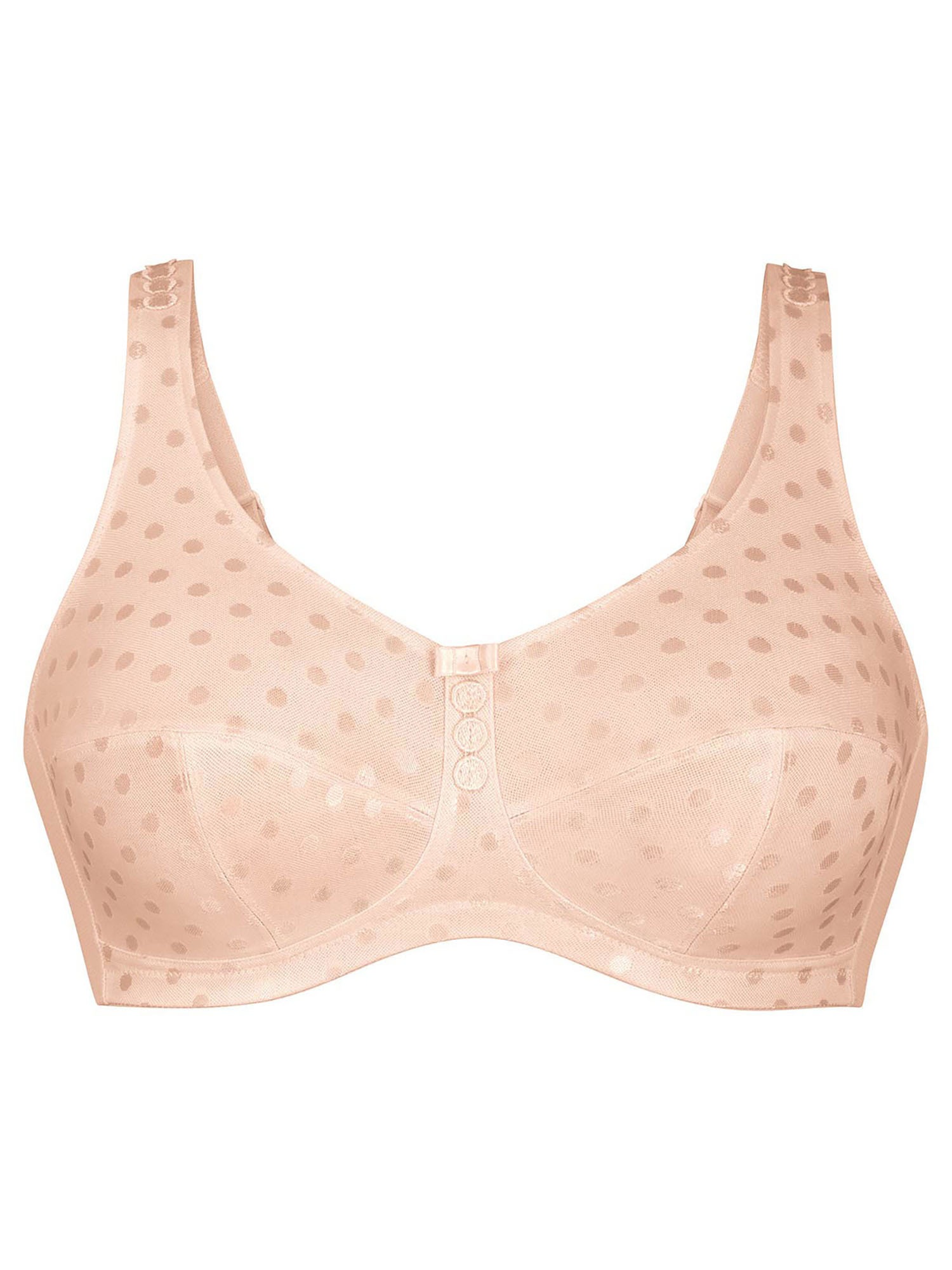 ANITA Damen Entlastungs-BH "Komfort BH Airita", Gr. 95, beige, Stoff, Obermaterial: 50% Polyester PES. 38% Polyamid PA. 12% Elasthan EL., BHs