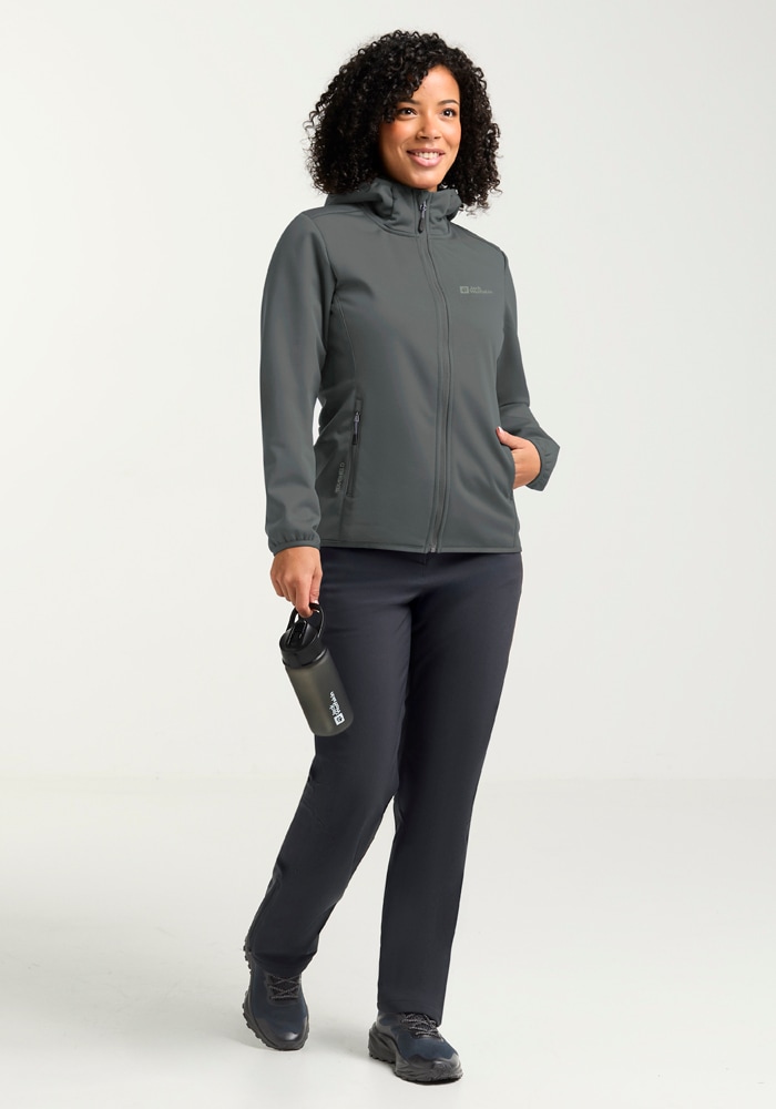 Jack Wolfskin Softshelljacke »WINDHAIN HOODY W«, mit Kapuze