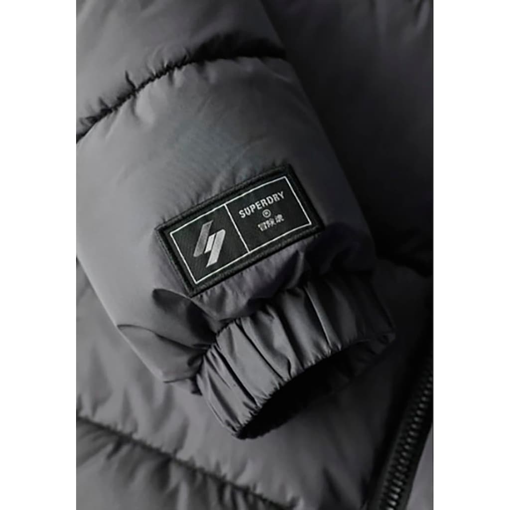 Superdry Steppjacke »HOODED SPORTS PUFFR JACKET«, mit Kapuze