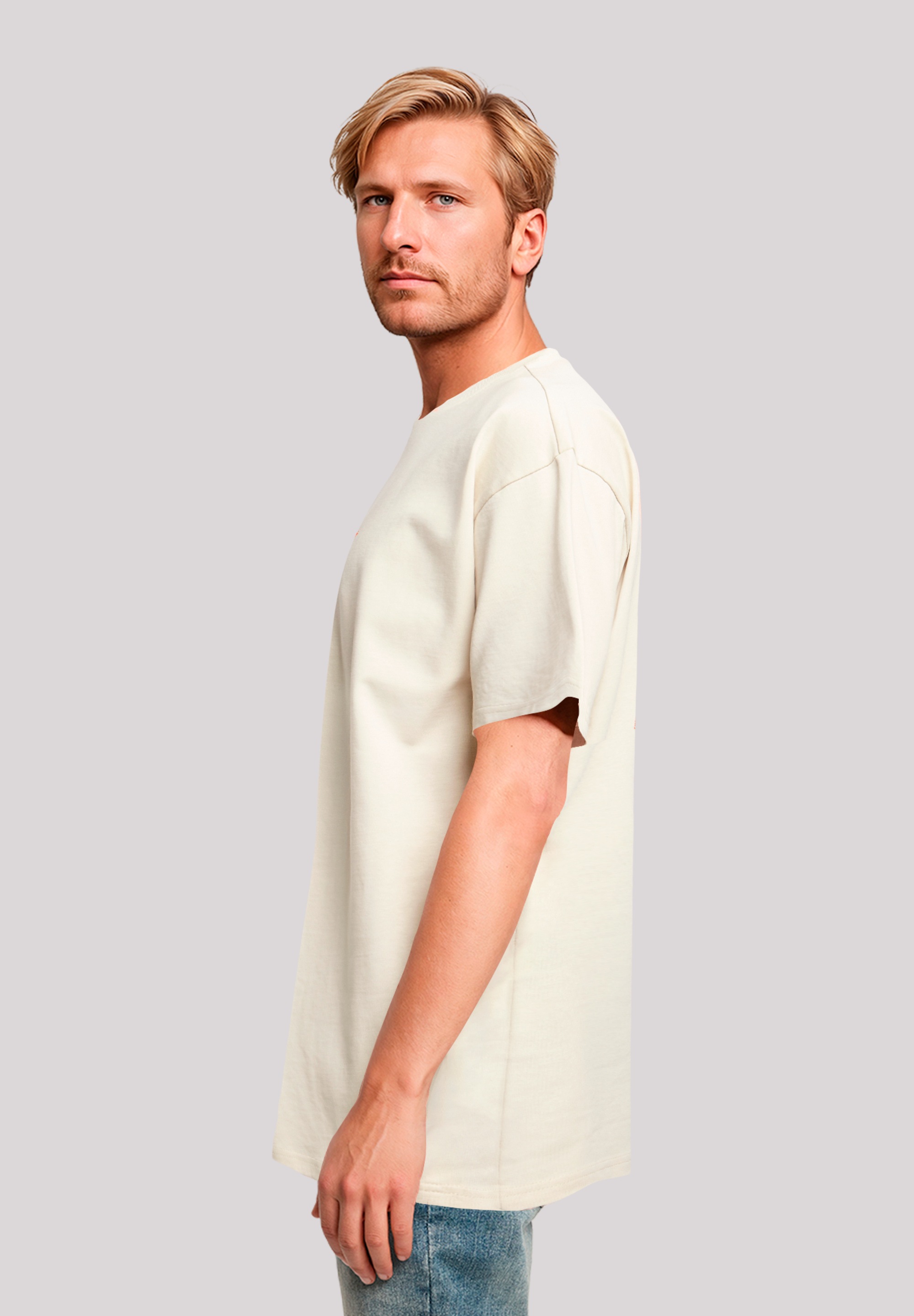 F4NT4STIC T-Shirt »Kanagawa Welle Blue«, Premium Qualität