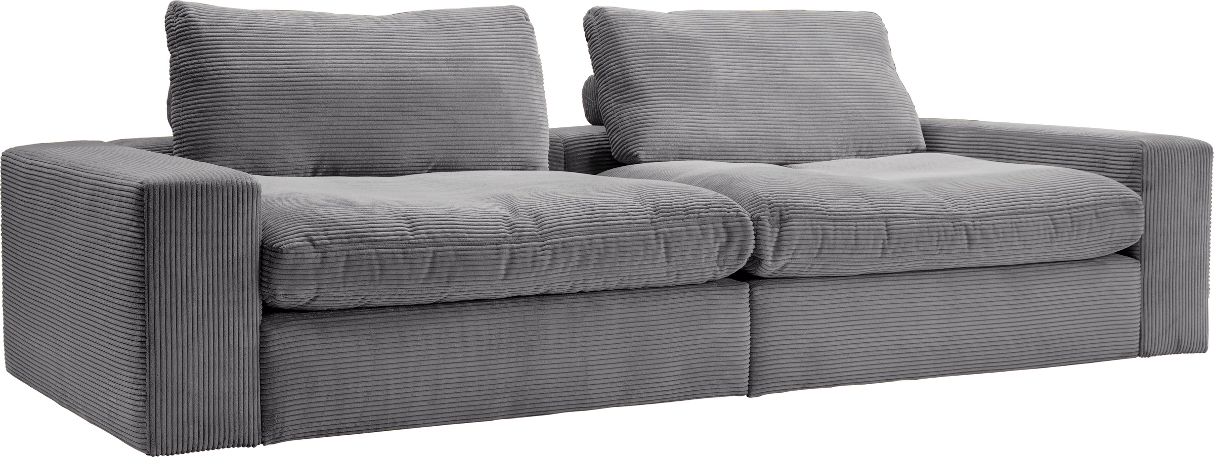 alina Big-Sofa »Sandy«, 266 cm breit und 123 cm tief, in modernem Cordstoff