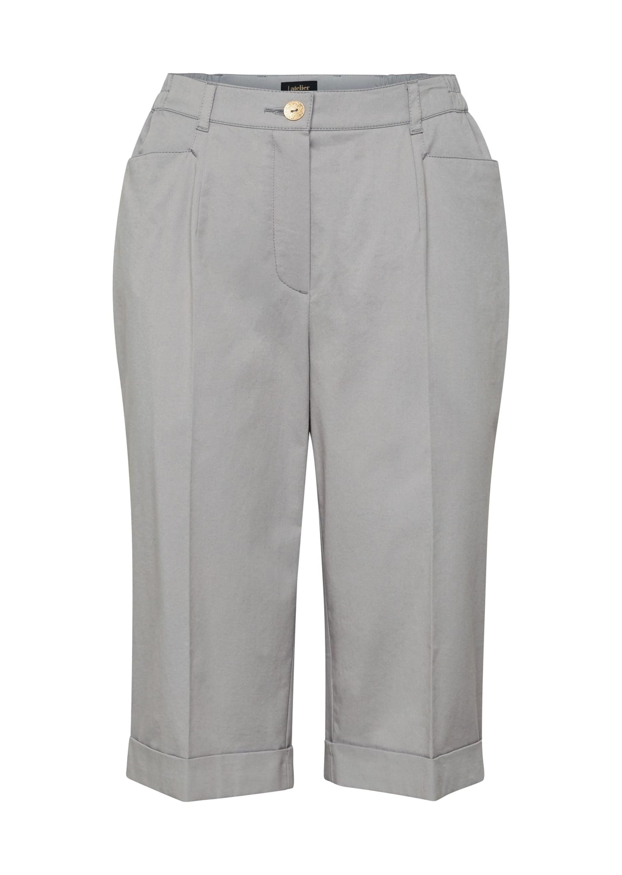 GOLDNER 7/8-Hose "Kurzgröße Bermuda-Baumwollhose Carla" Ohne