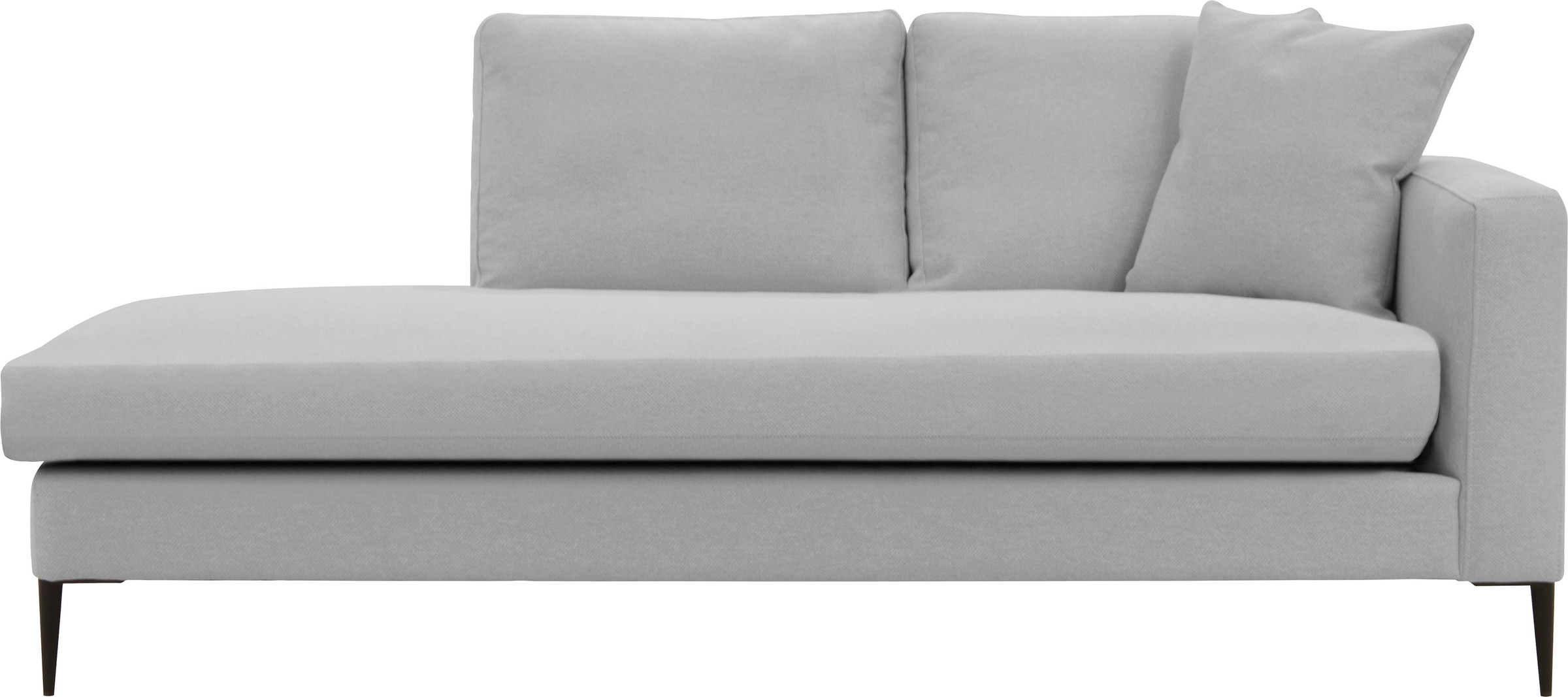 Home affaire Recamiere "Cozy Chaiselongue, Maße B/T/H: 195/97/80 cm" mit lo günstig online kaufen