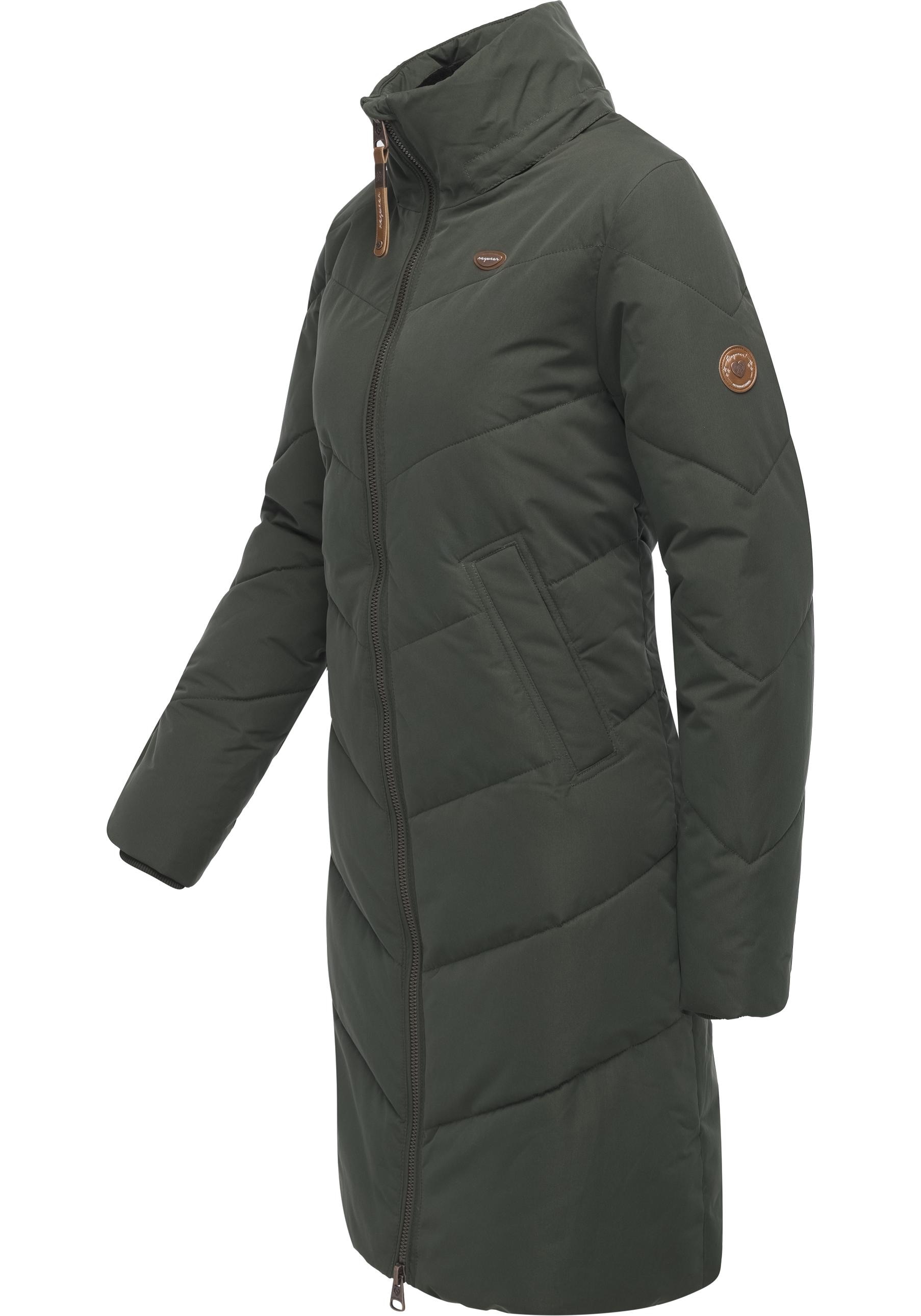 Ragwear Wintermantel »Rebelka« wasserdichter Winterparka mit abnehmbarer Kapuze