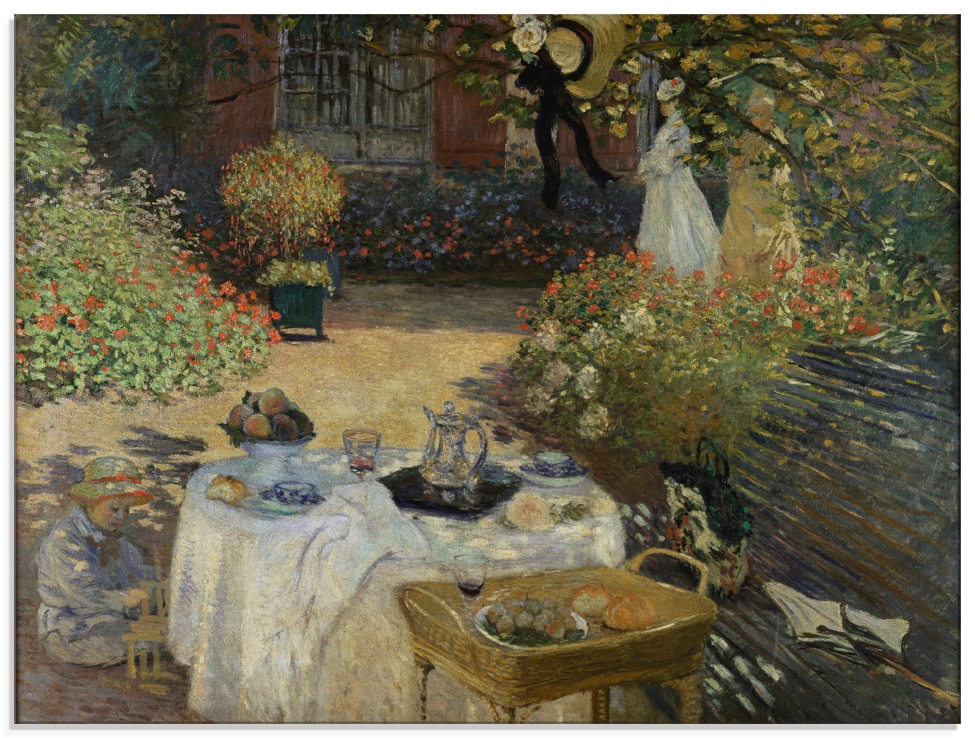 Artland Glasbild "Im Garten Claude Monets in Argenteuil", Garten, (1 St.), günstig online kaufen