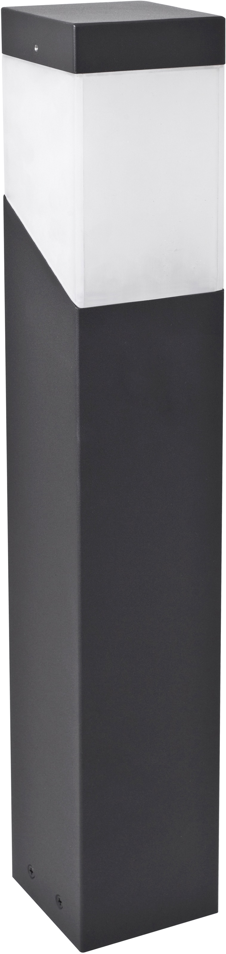 Sockelleuchte HEITRONIC "Madeleine", grau (anthrazit), B:10cm H:50cm T:10cm, Leuchten, Standleuchte, Außenleuchte, Standlampe, Sockellampe