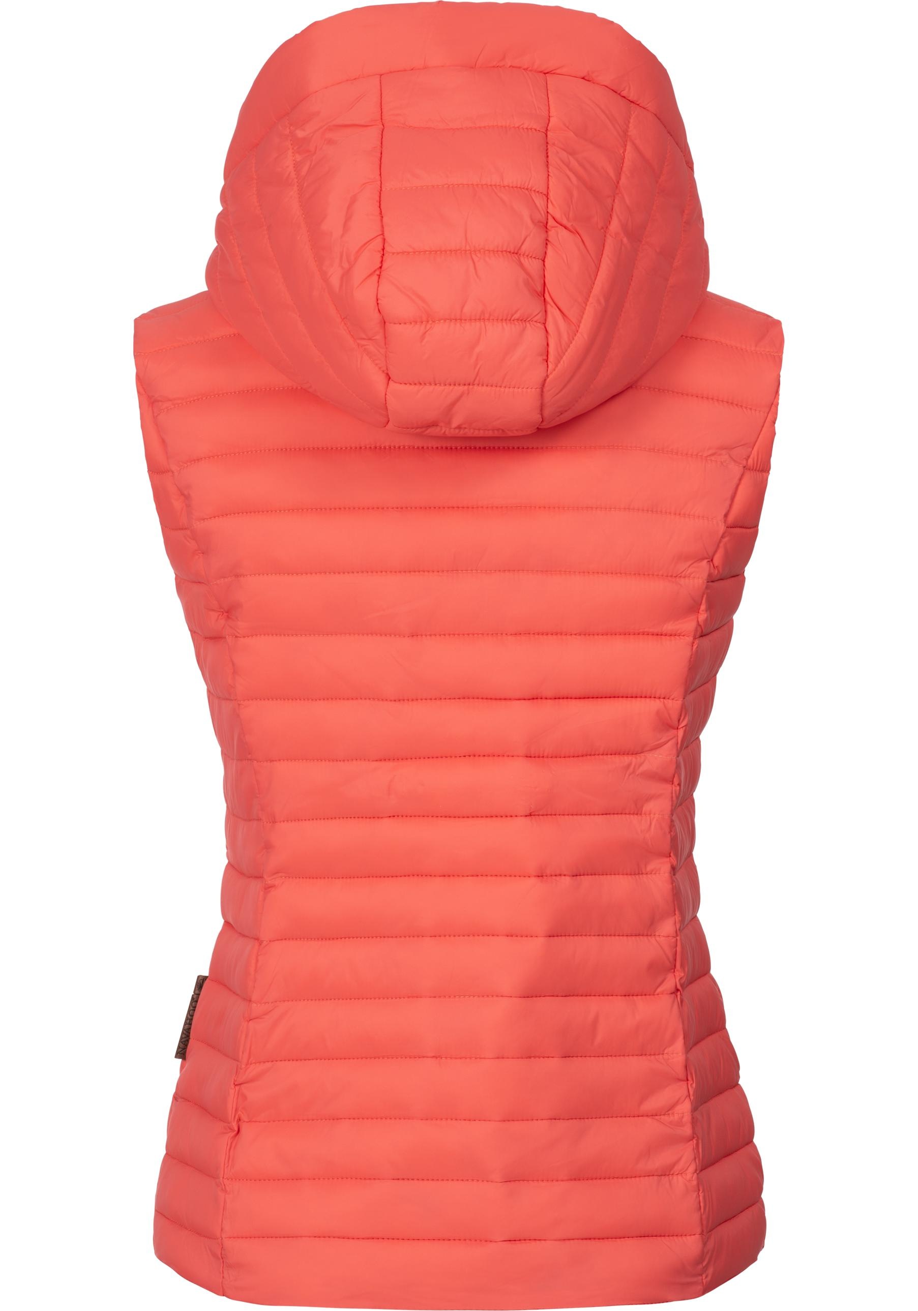 Thumbnail - Navahoo Steppweste "Shadaa" stylische ärmellose Damen Weste mit Kapuze