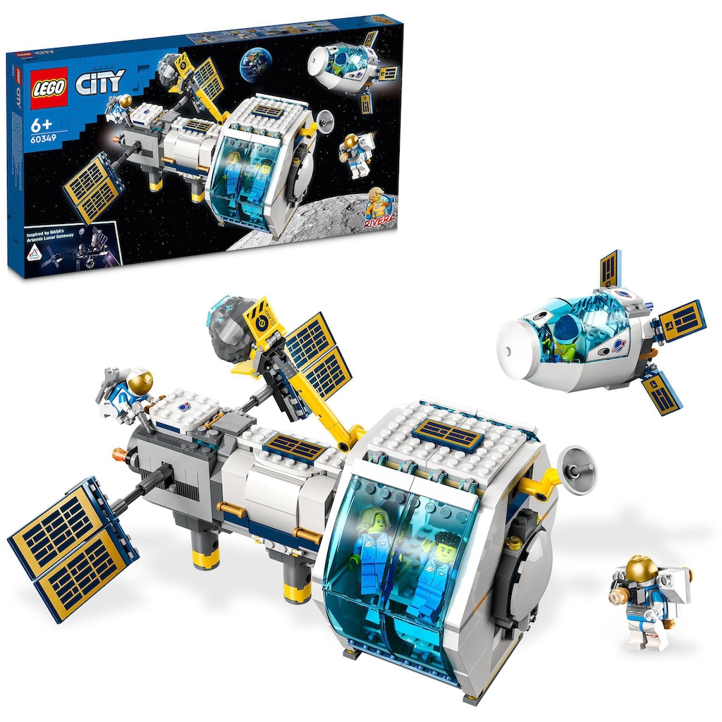 LEGO® Konstruktionsspielsteine »Mond-Raumstation (60349), LEGO® City«, (500 St.)