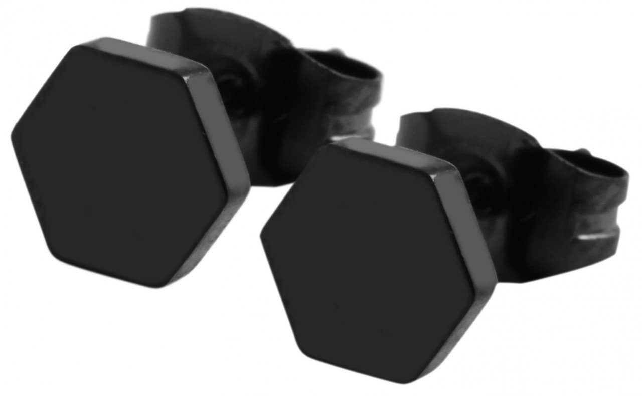 Adelia´s Paar Ohrhänger »Damen Ohrstecker aus poliertem Edelstahl«