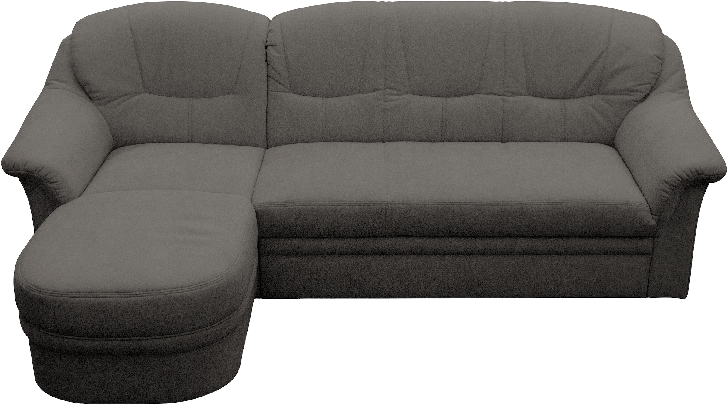 OTTO home Ecksofa »Nyborg 234 x 142 cm, stabil, komfortabel, formschön mit Steppungen« L-Form, aus pflegeleichtem, weichen Microfaser Bezug