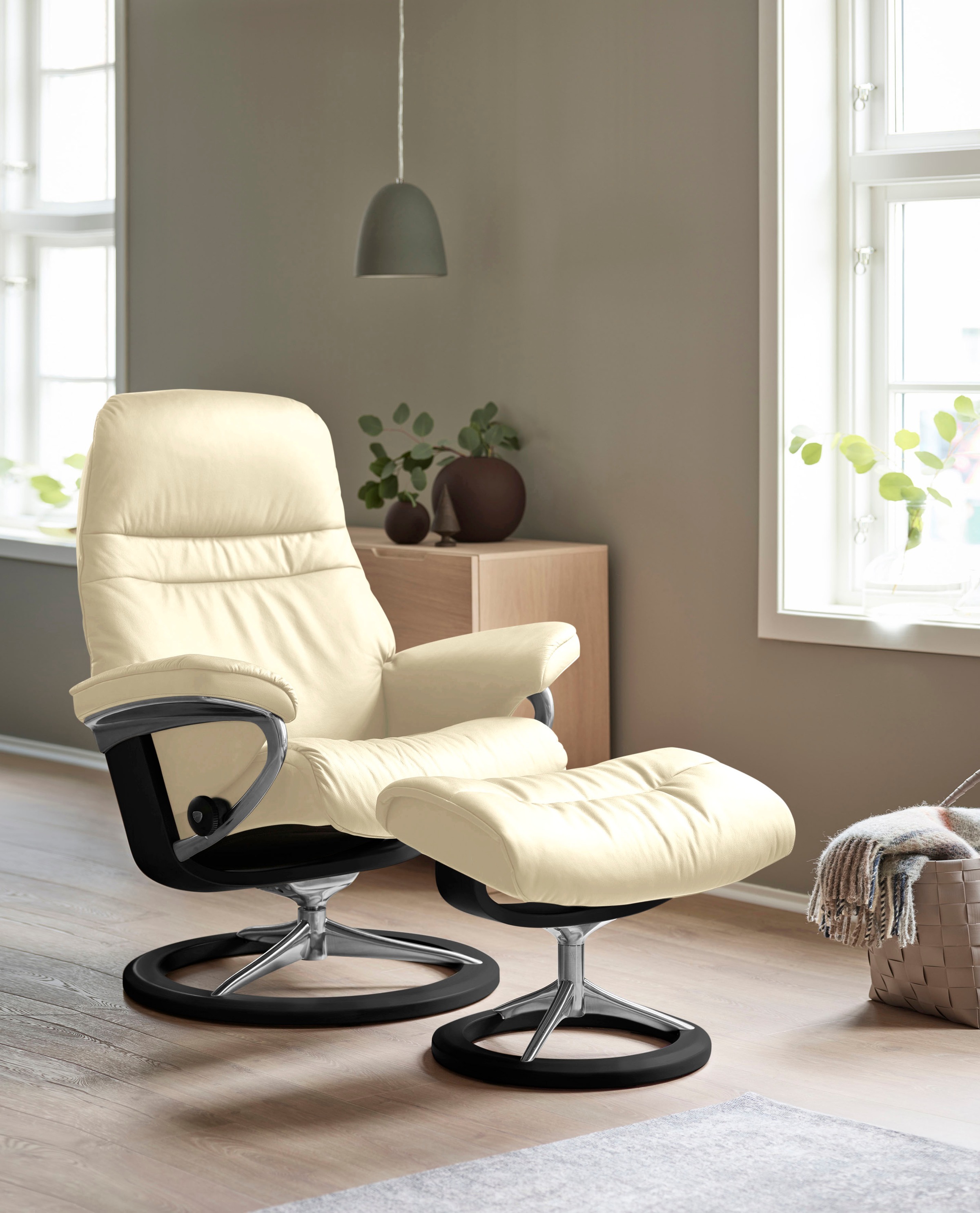 Stressless® Relaxsessel »Sunrise«, mit Signature Base, Größe M, Gestell Schwarz