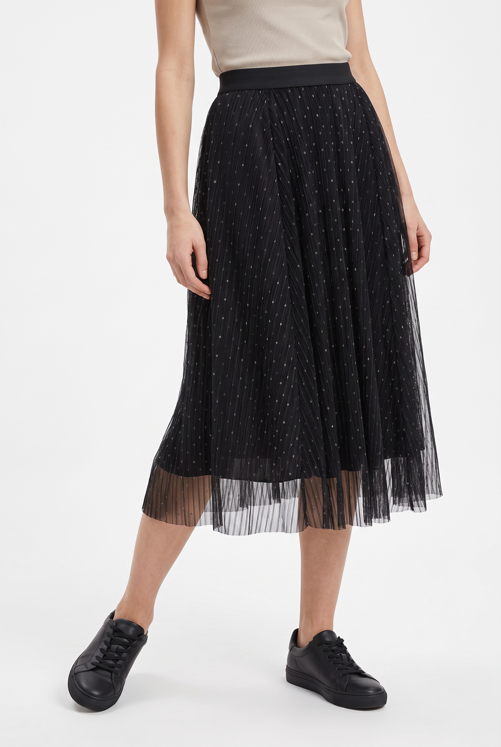 ONLY "ONLLAVINA DOT SKIRT JRS" Kunstfaser