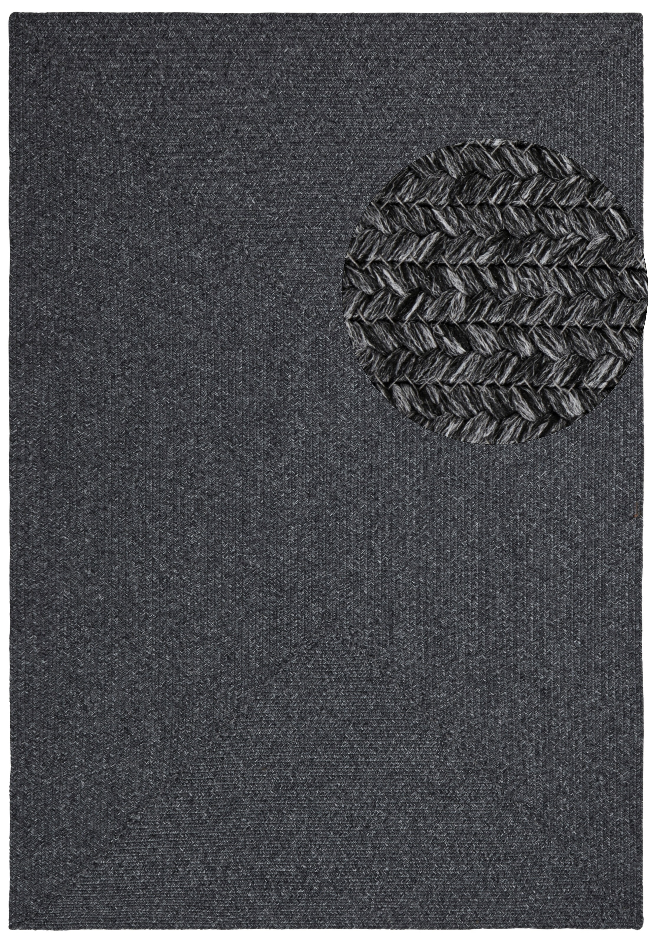 NORTHRUGS Teppich »Trenzado«, rechteckig, 10 mm Höhe, In- & Outdoor, Handmade-Look, Läufer, Wetterfest, Balkon, Wohnzimmer