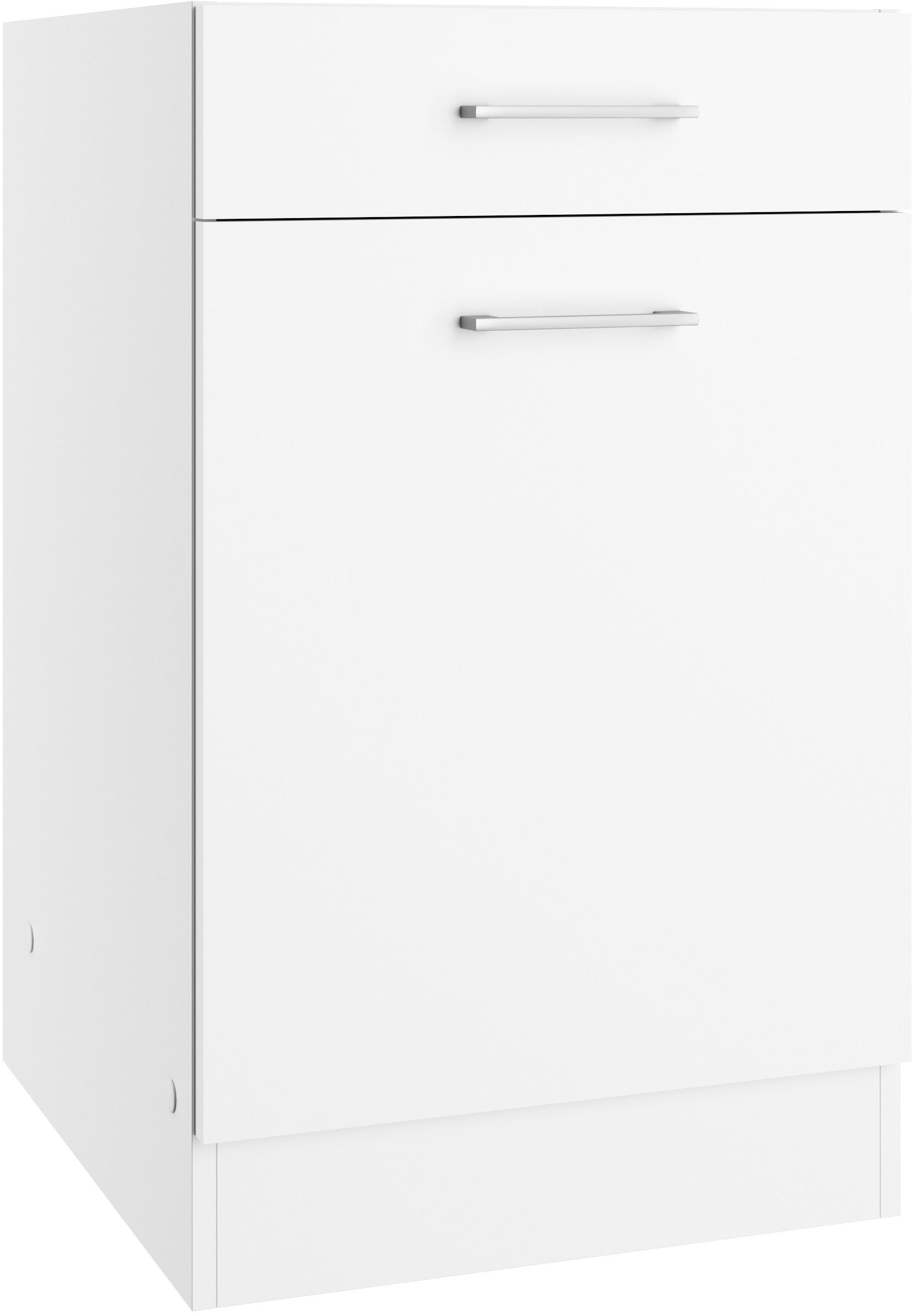 KOCHSTATION Unterschrank »KS-Milan« Unterschrank 50 cm, matte oder hochglänzende Fronten