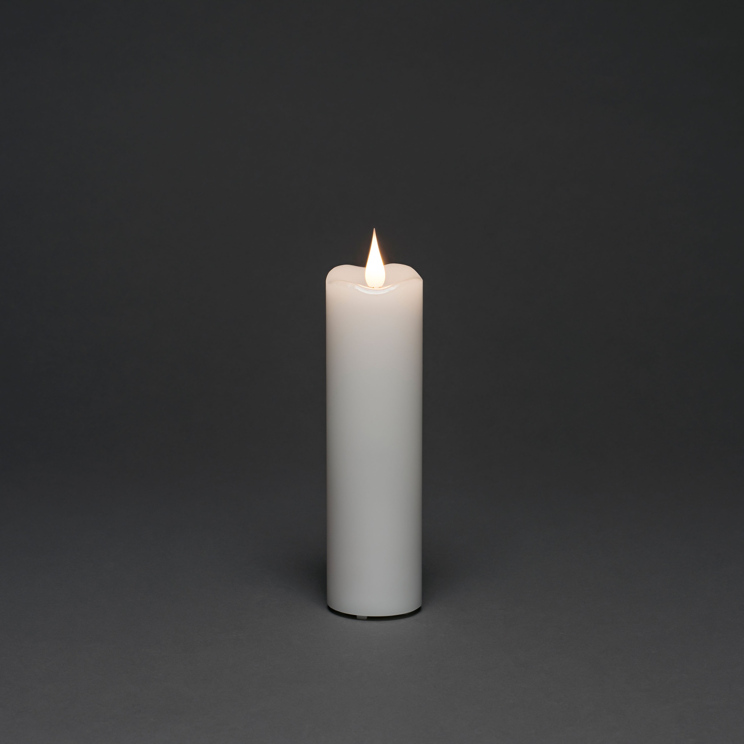 KONSTSMIDE LED-Kerze "Weihnachtsdeko", LED Echtwachskerze, weiss günstig online kaufen