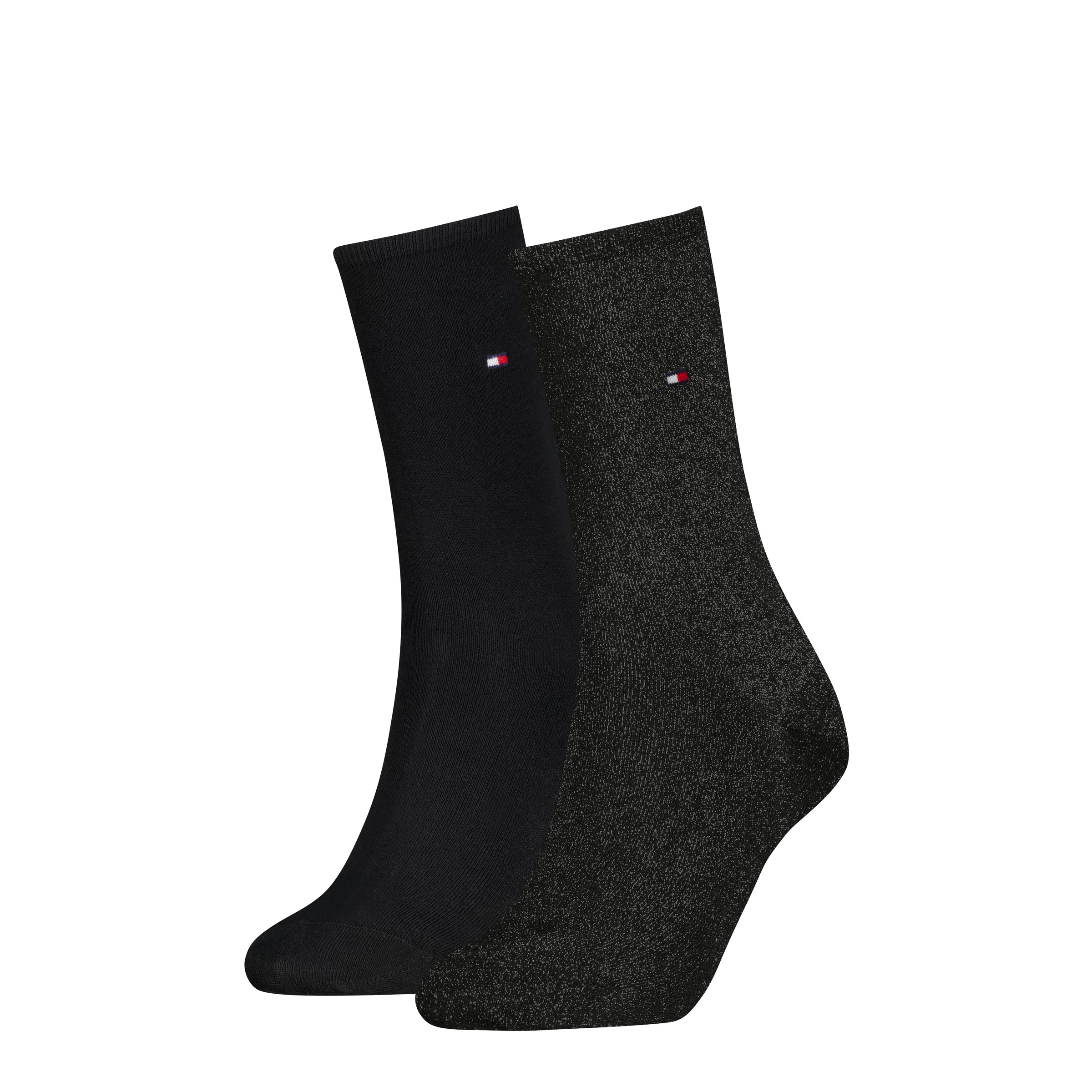 Tommy Hilfiger Socken "TH WOMEN SOCK CASUAL 2P" 2 Paar, 2 Paar tlg. mit flacher Zehennaht
