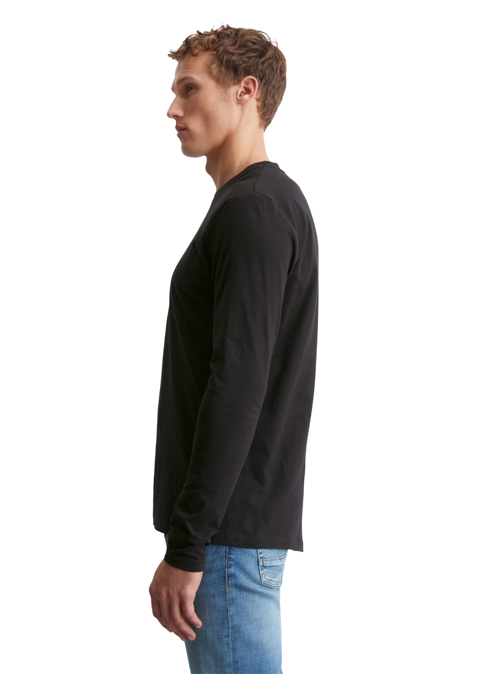 Marc O'Polo Langarmshirt »aus reiner Bio-Baumwolle«