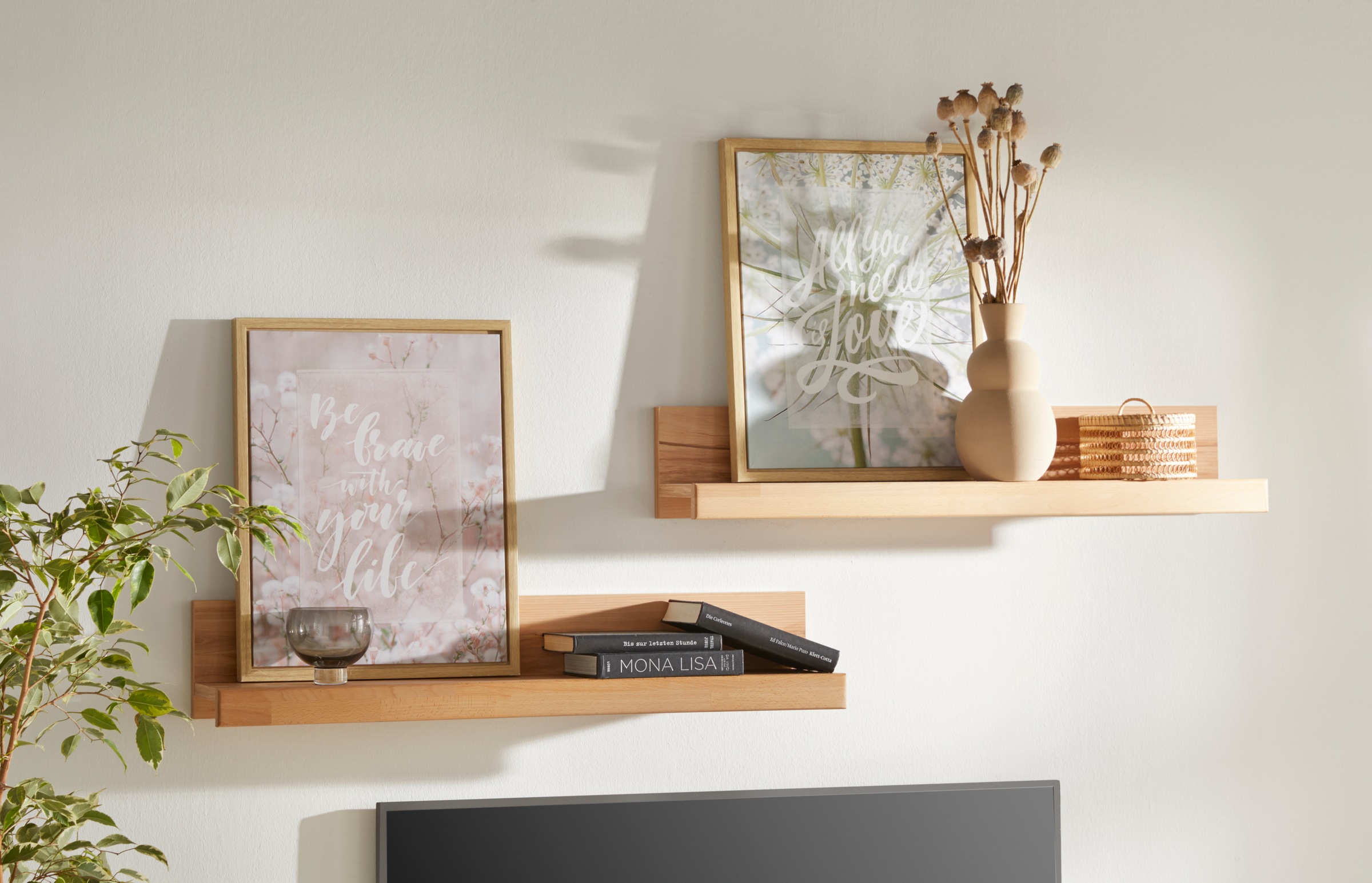 Home affaire Wandregal "Silkeborg" Set, 2 Stk. tlg. 2er-Set günstig online kaufen