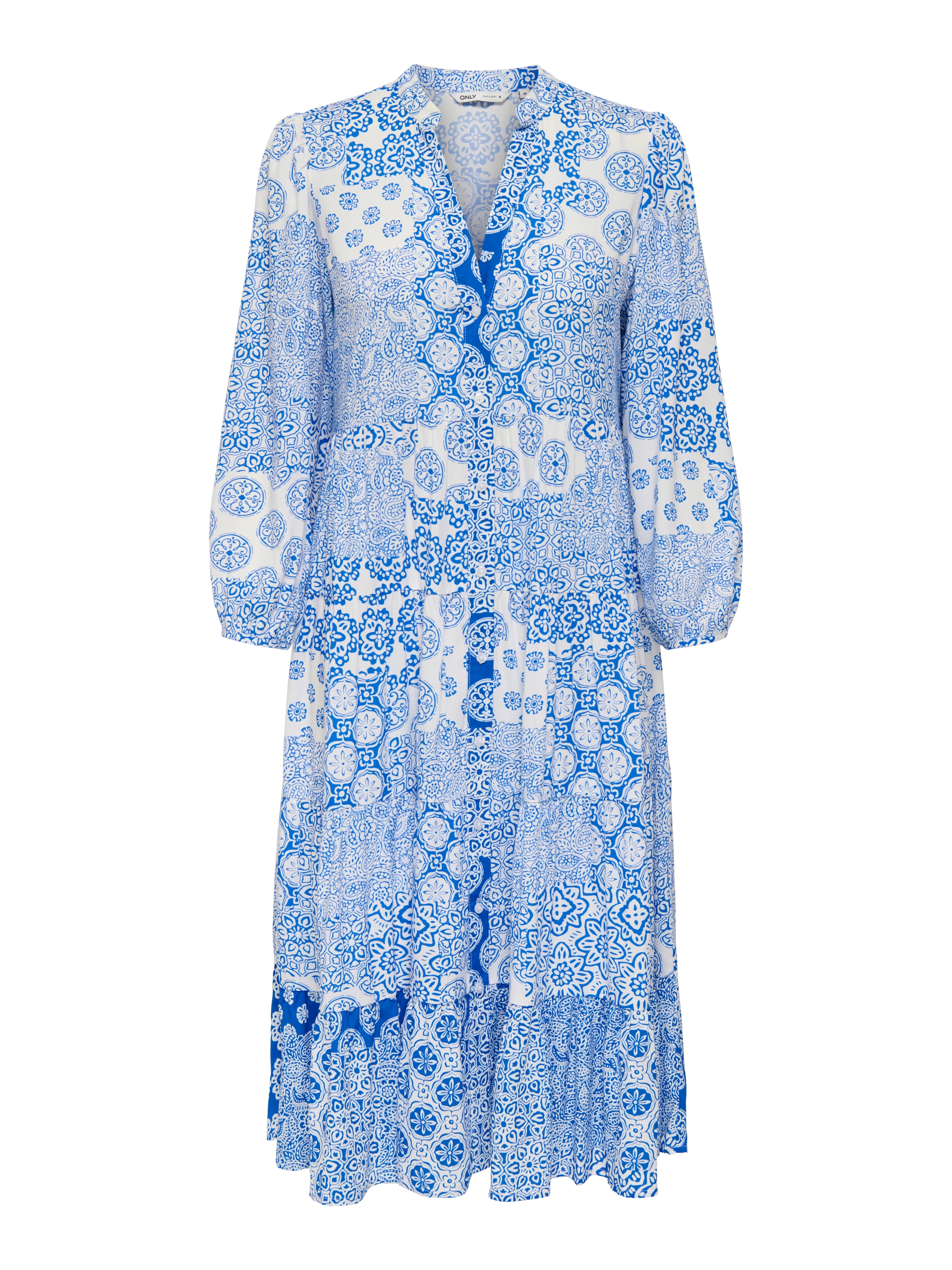 ONLY CARMAKOMA Tunikakleid "CARMILANA 3/4 DRESS WVN NOOS" günstig online kaufen