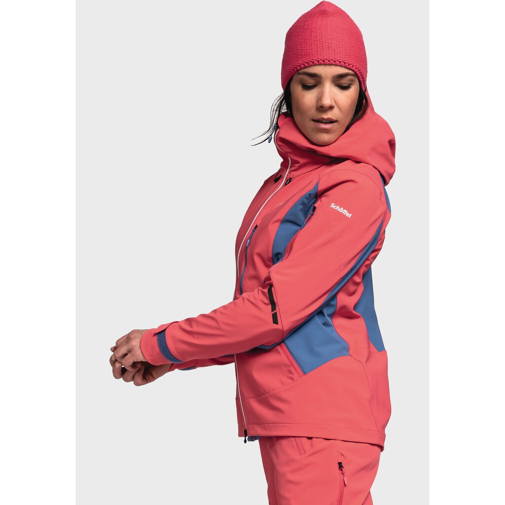 Schöffel Outdoorjacke »Softshell Jacket Matrei L«, mit Kapuze