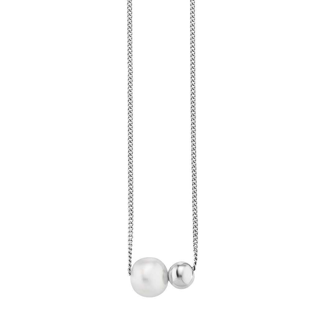 CAÏ Collierkettchen »925/- Sterling Silber rhodiniert Perle«