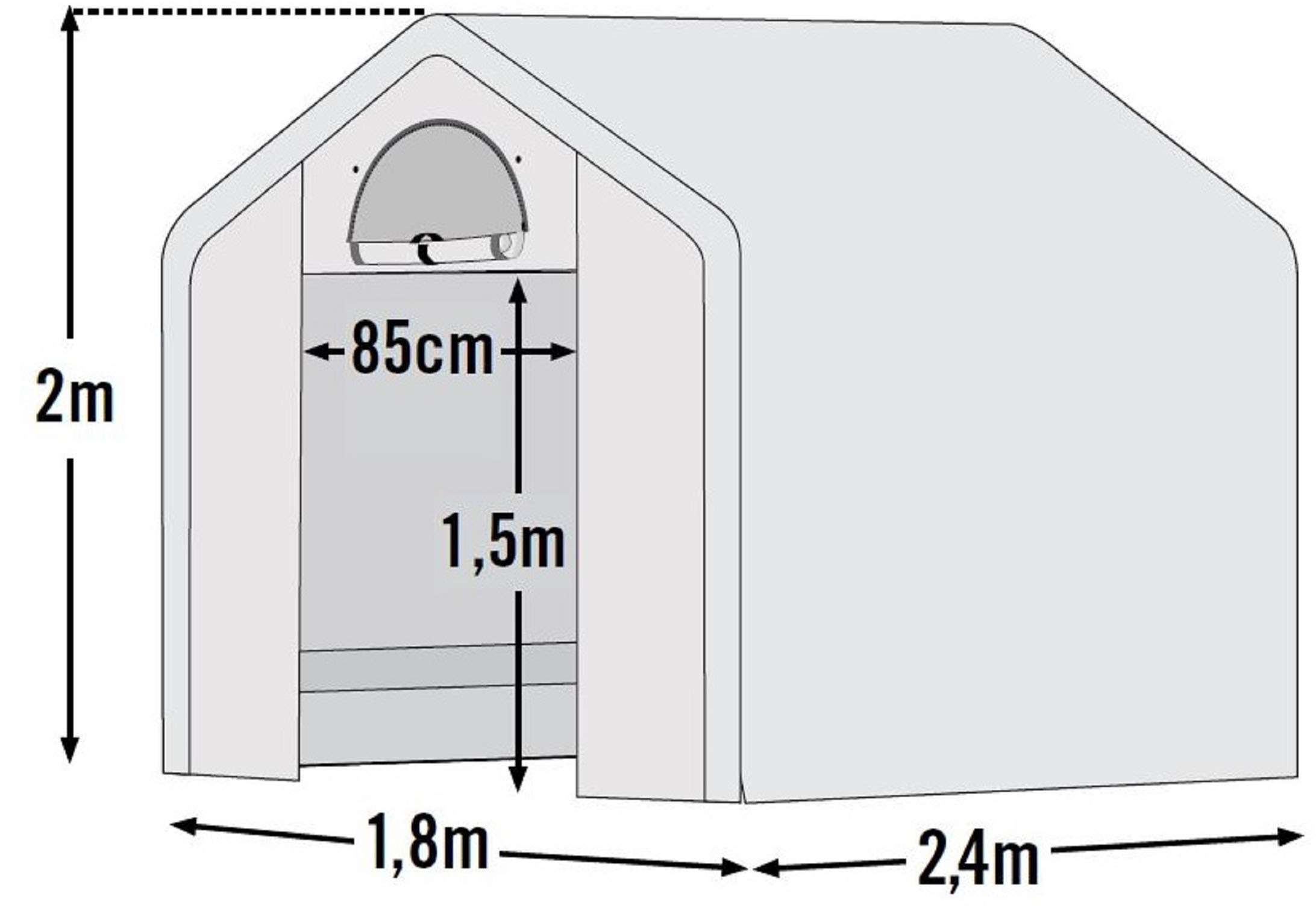 ShelterLogic Foliengewächshaus »SL70600«
