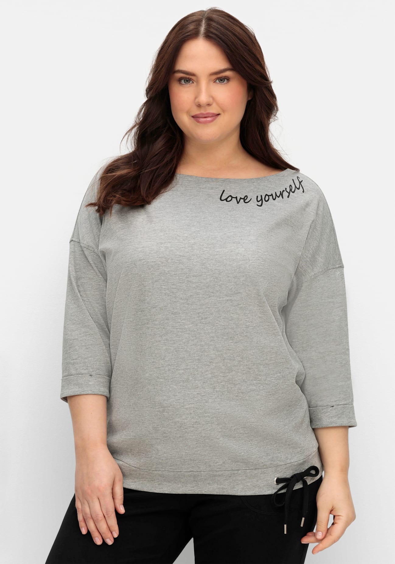 Sheego Langarmshirt »Langarmshirt«, (1 tlg.)