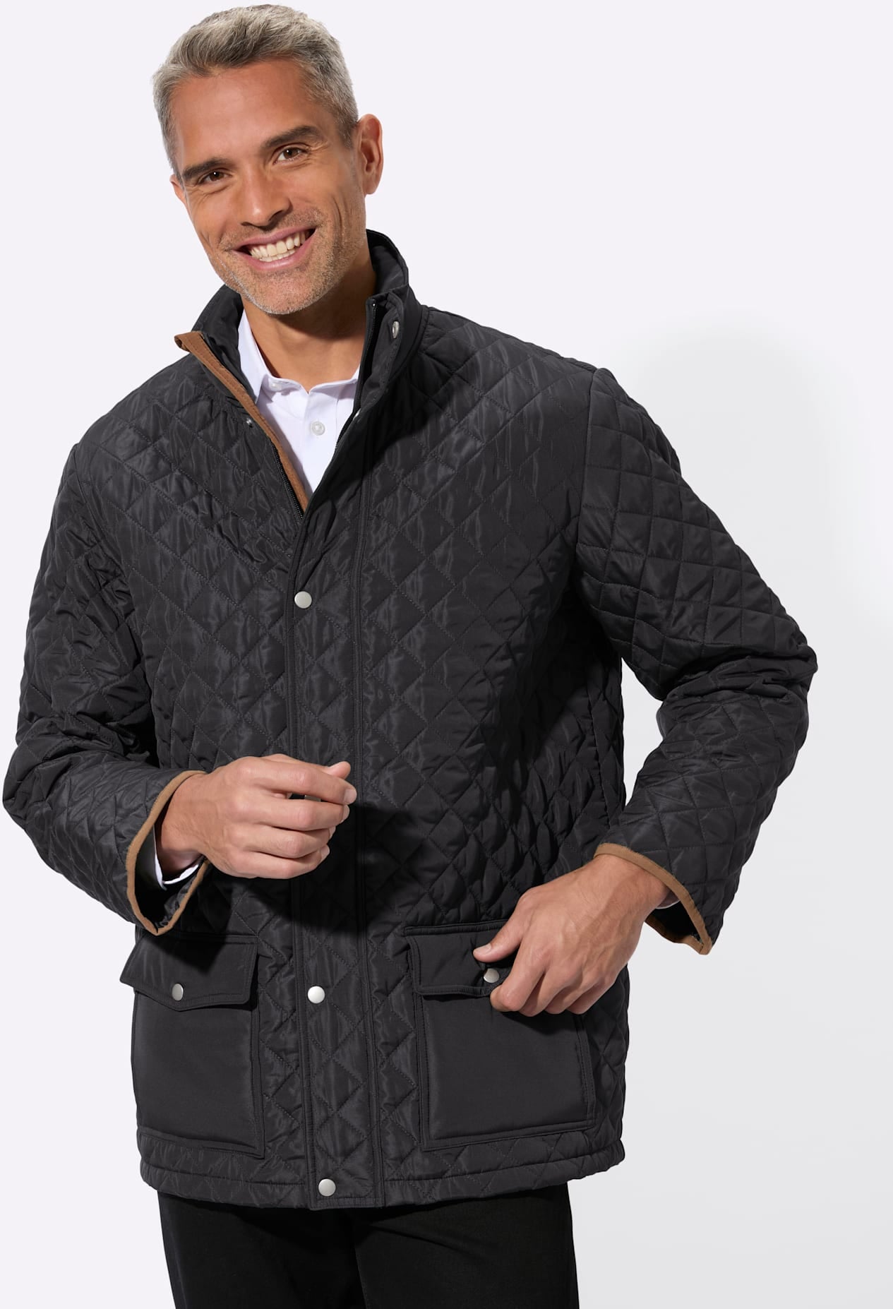 Classic Steppjacke ohne Kapuze